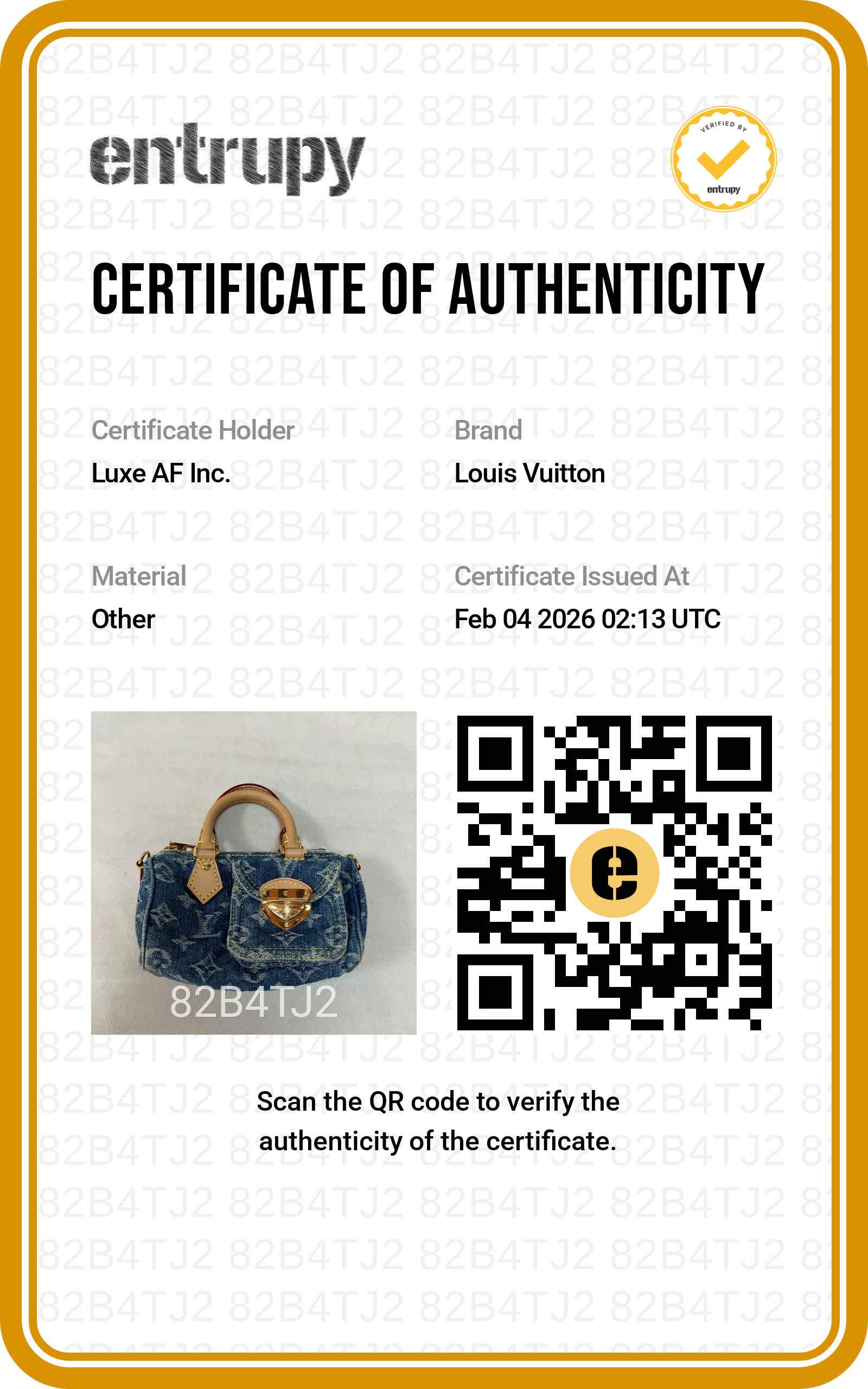 Louis Vuitton Nano Speedy Monogram Mini Blue Denim Crossbody Bag  LV1800