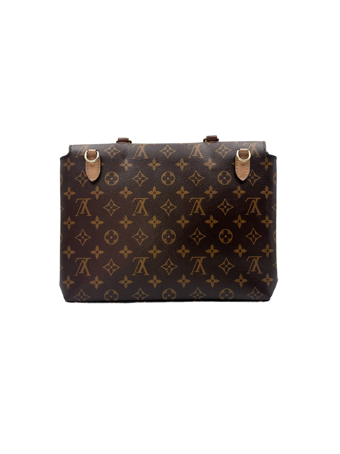 Louis Vuitton Marignan Brown Monogram Leather Messenger Bag With Gold Lock LV1812