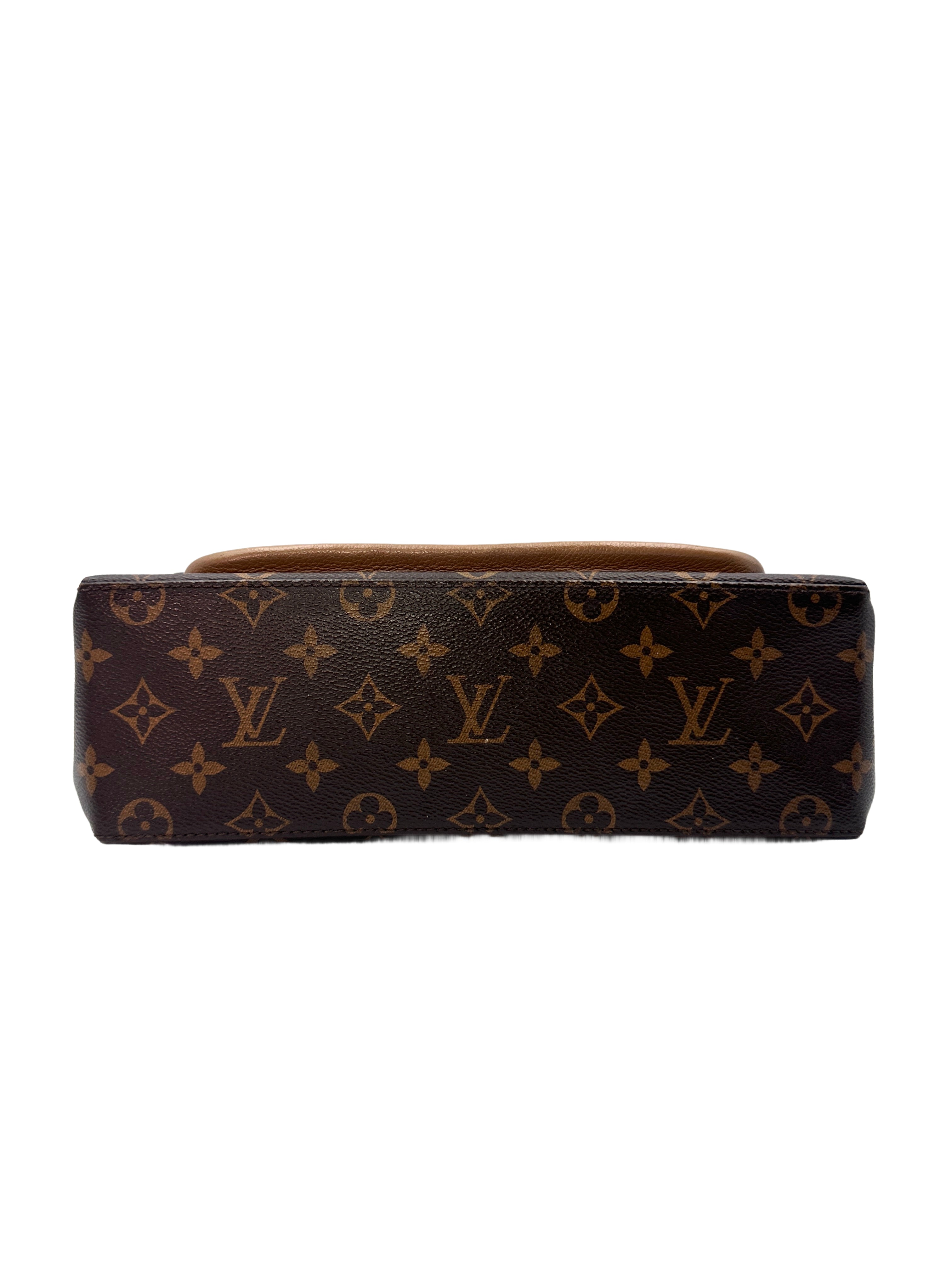Louis Vuitton Marignan Brown Monogram Leather Messenger Bag With Gold Lock LV1812