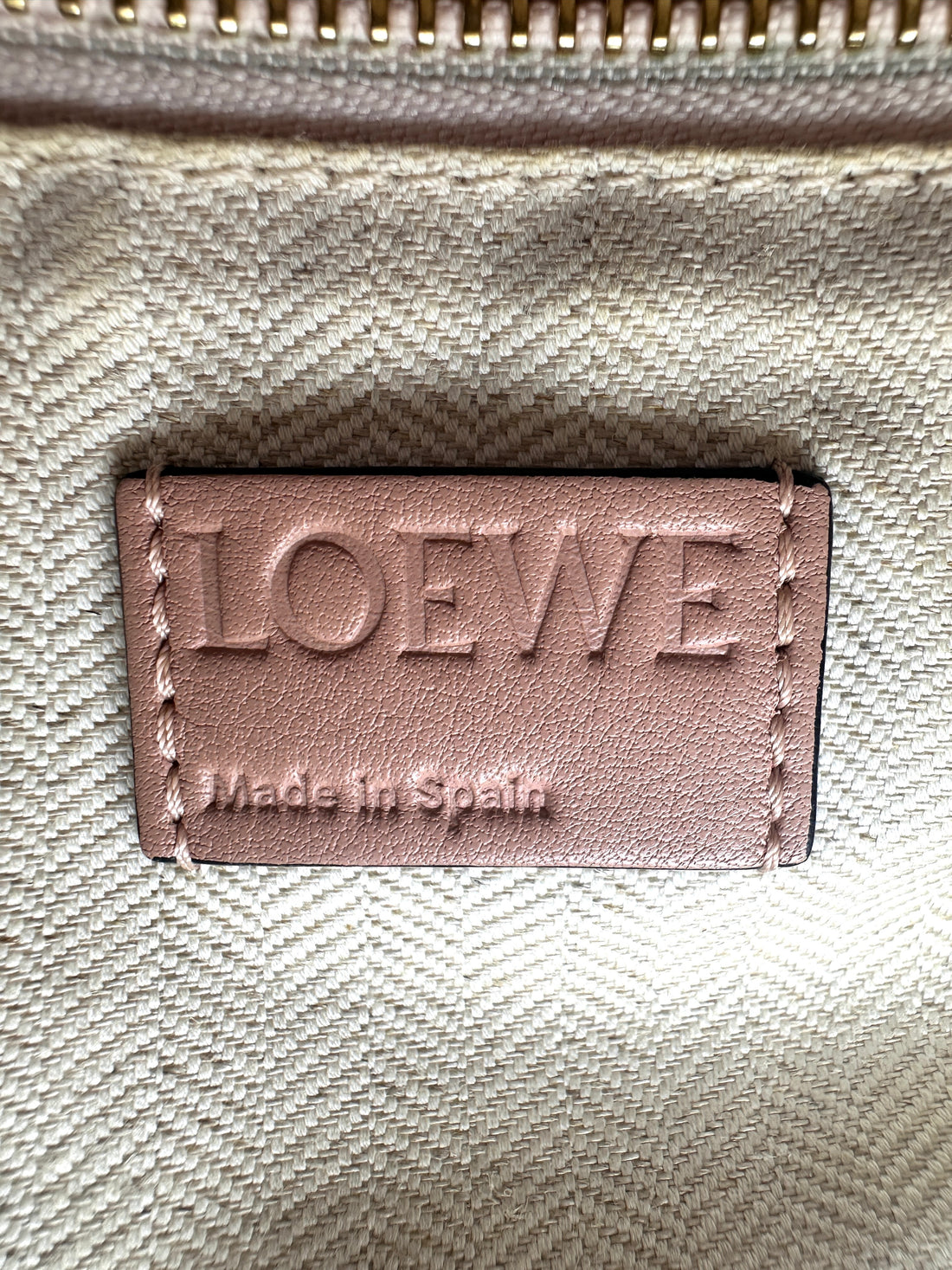 Loewe Puzzle Brown Suede Leather Shoulder Bag LW69
