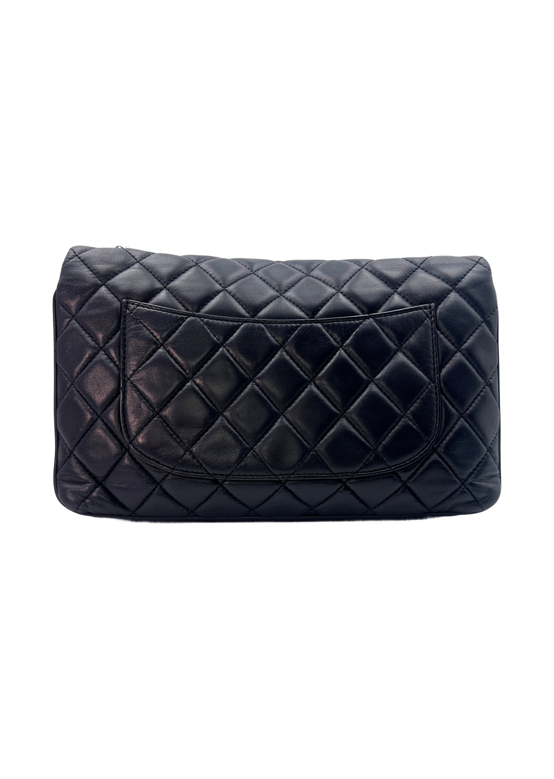 Chanel Classic Flap Blue Quilted Lambskin Chain Flap Bag With Siilver Buckle(18***59) CC1322