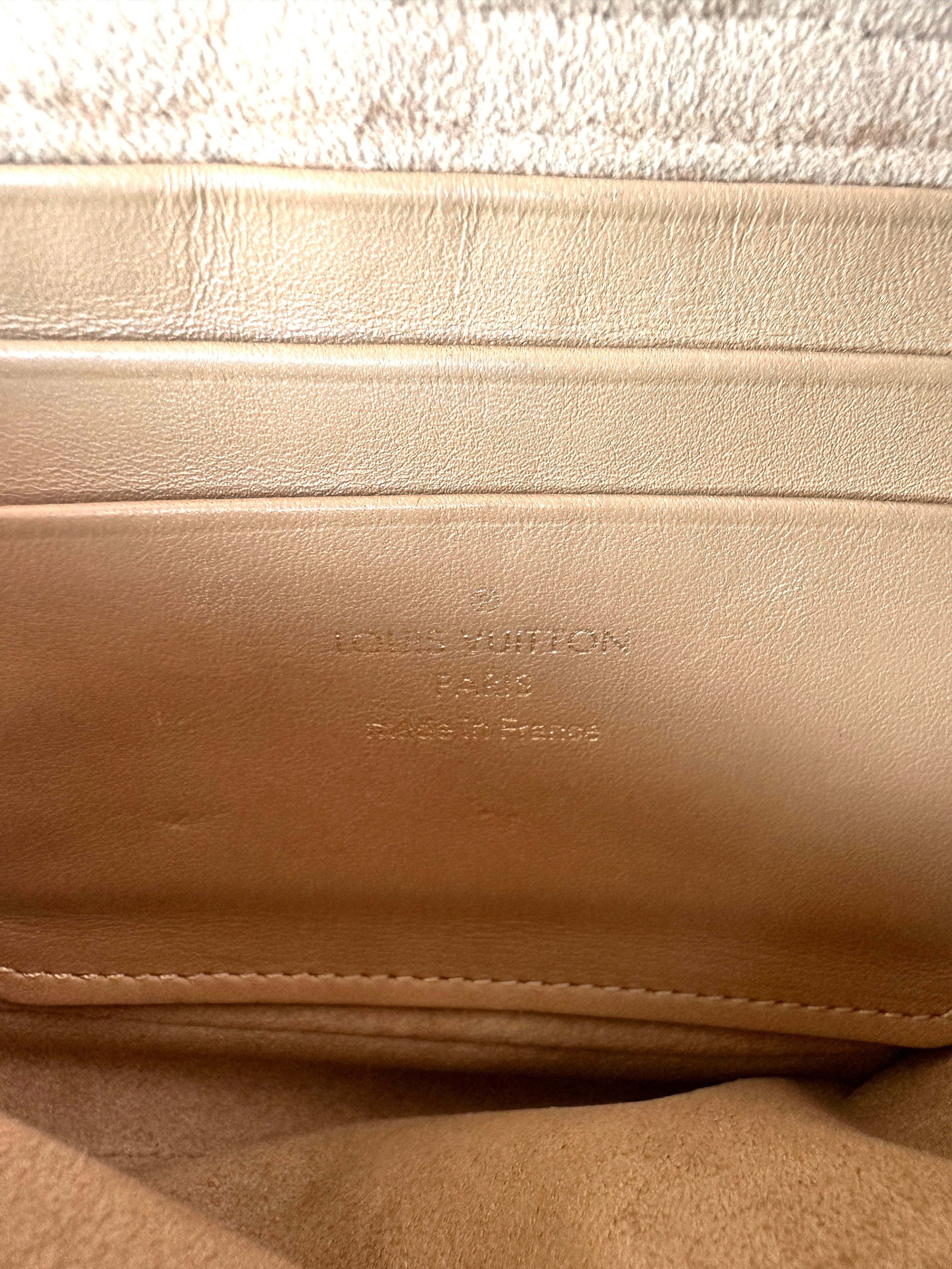 Louis Vuitton New Wave Yellow Chevron Leather Shoulder Bag With Gold Hardware LV1819
