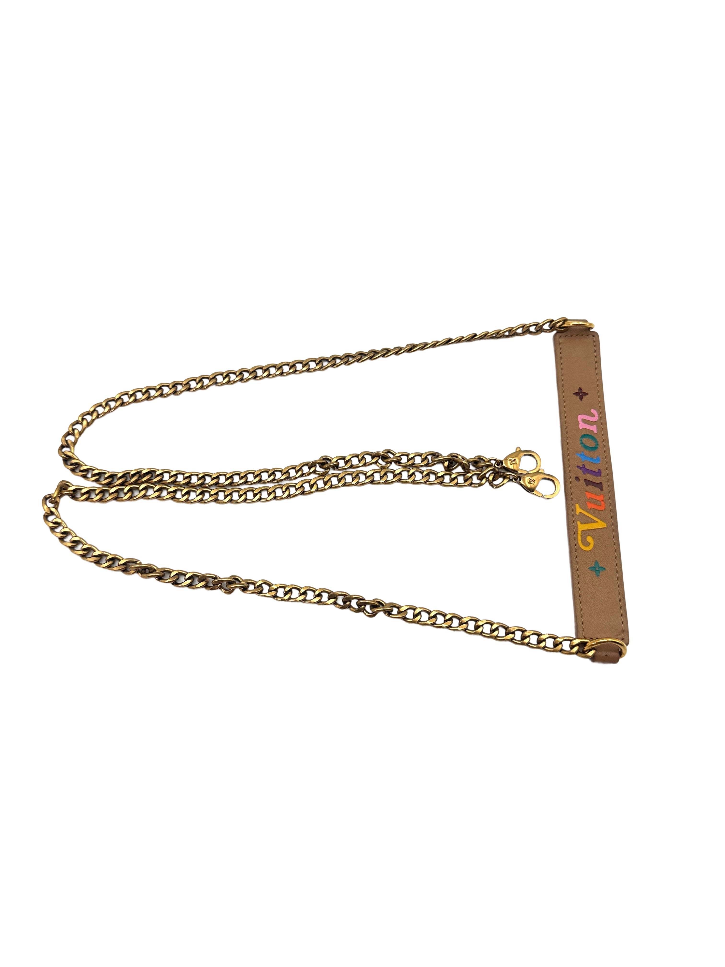 Louis Vuitton New Wave Yellow Chevron Leather Shoulder Bag With Gold Hardware LV1819