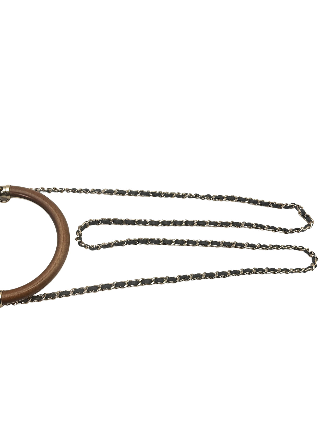 Chanel Knock On Wood Multicolor Tweed Sculptural Wood Top Handle Crossbody Bag(26***78) CC1330