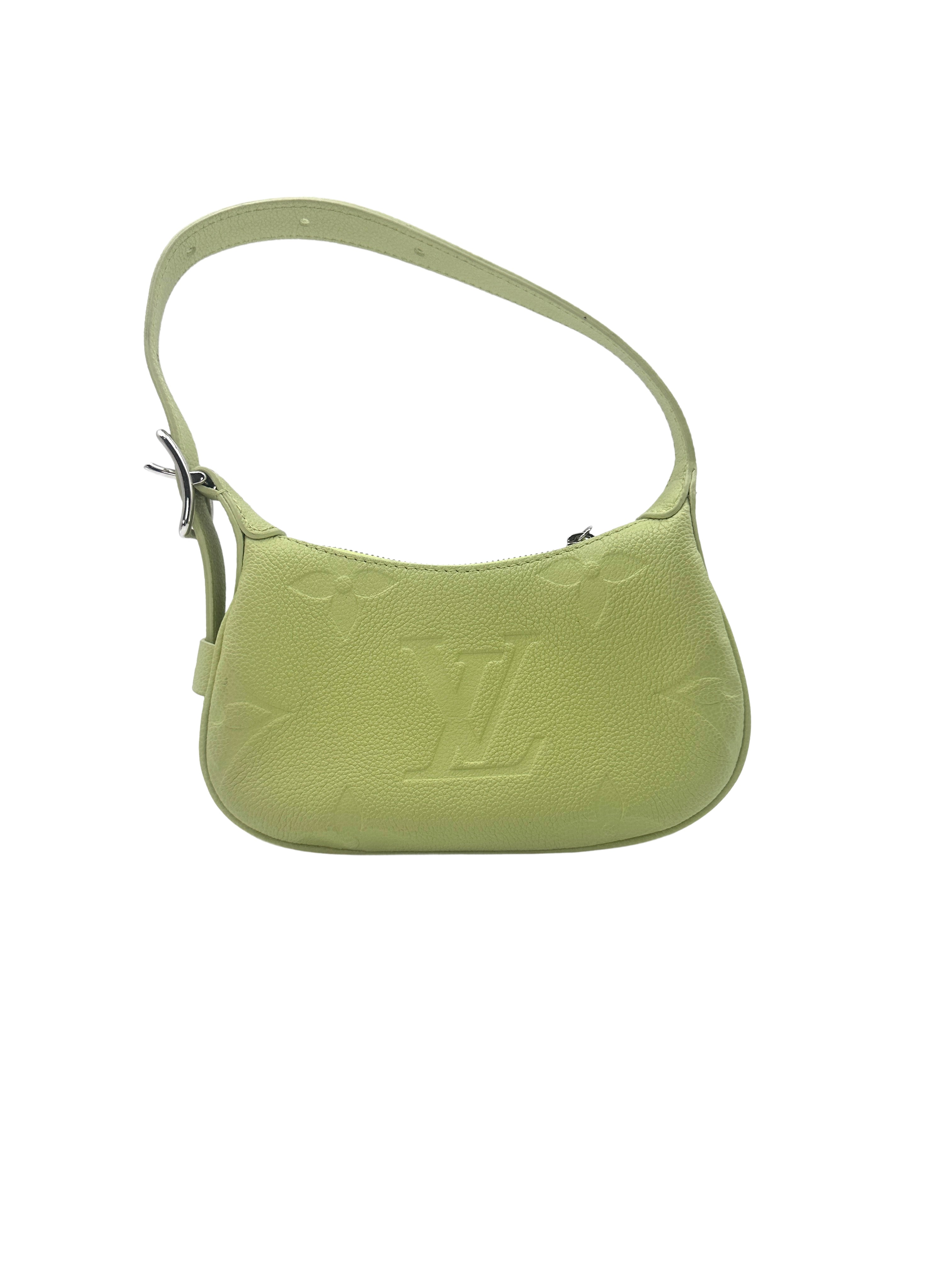 Louis Vuitton Mini Moon Vert Noto Monogram Empreinte Leather Handle Bag LV1827