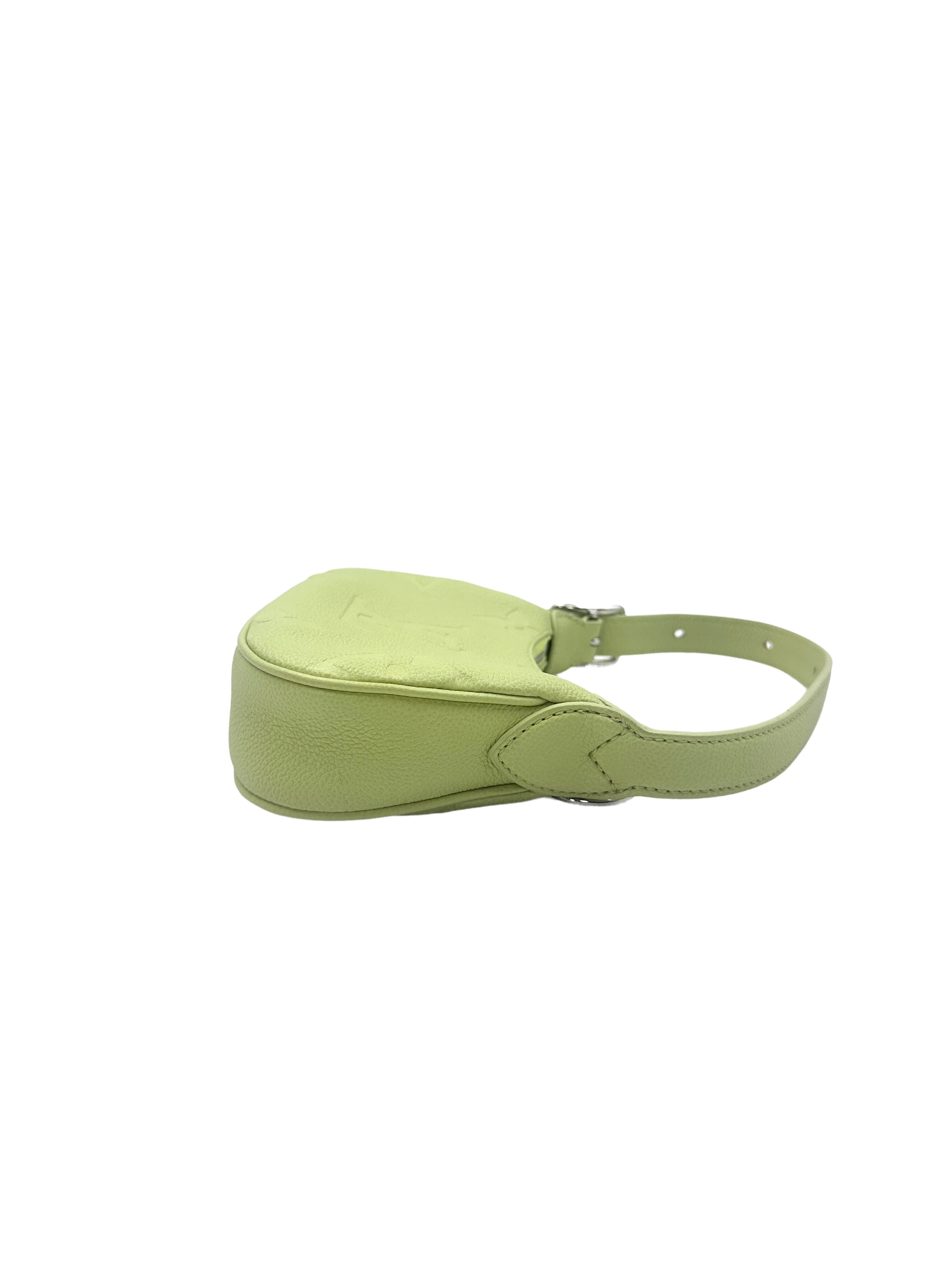 Louis Vuitton Mini Moon Vert Noto Monogram Empreinte Leather Handle Bag LV1827