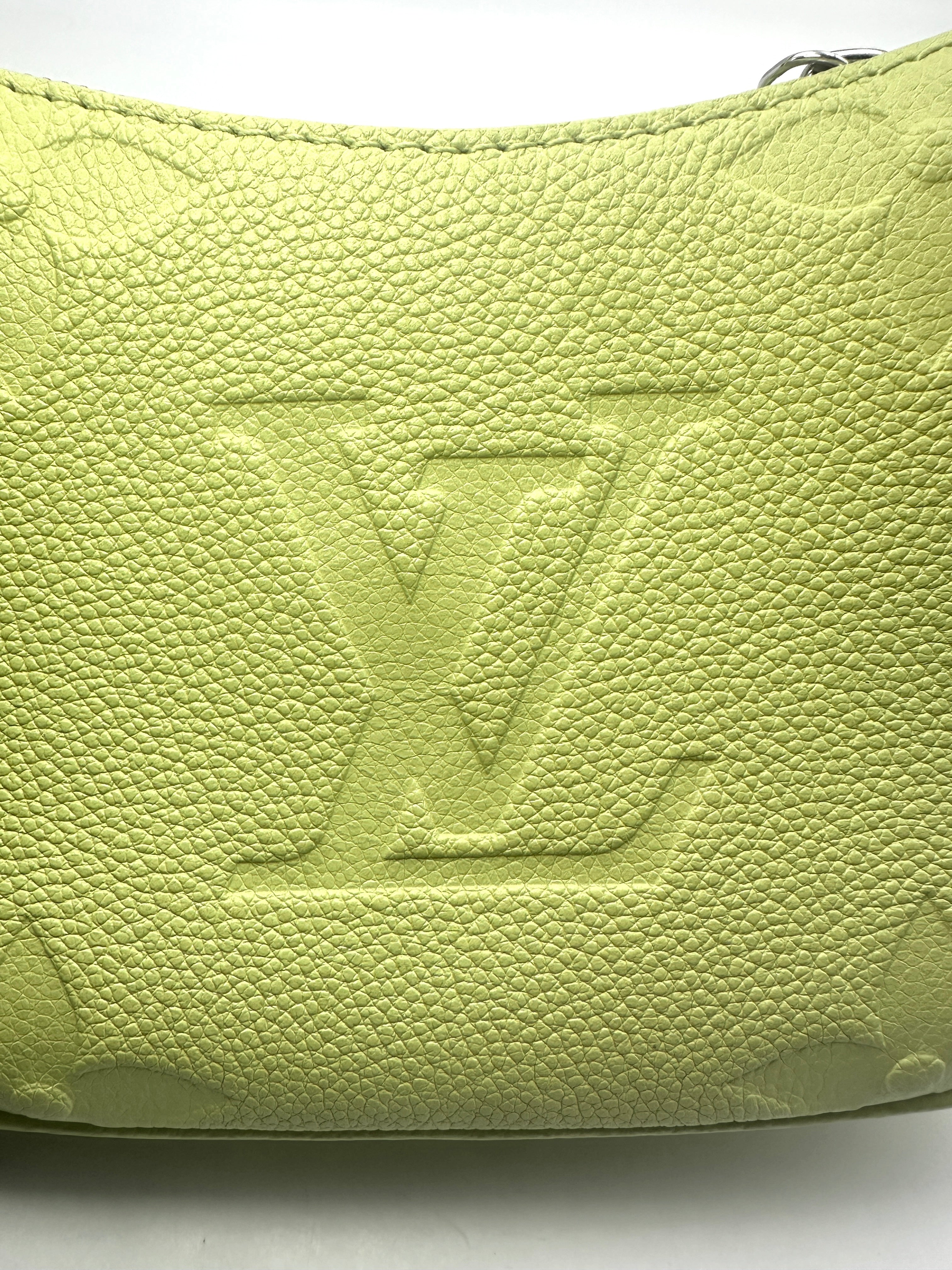Louis Vuitton Mini Moon Vert Noto Monogram Empreinte Leather Handle Bag LV1827