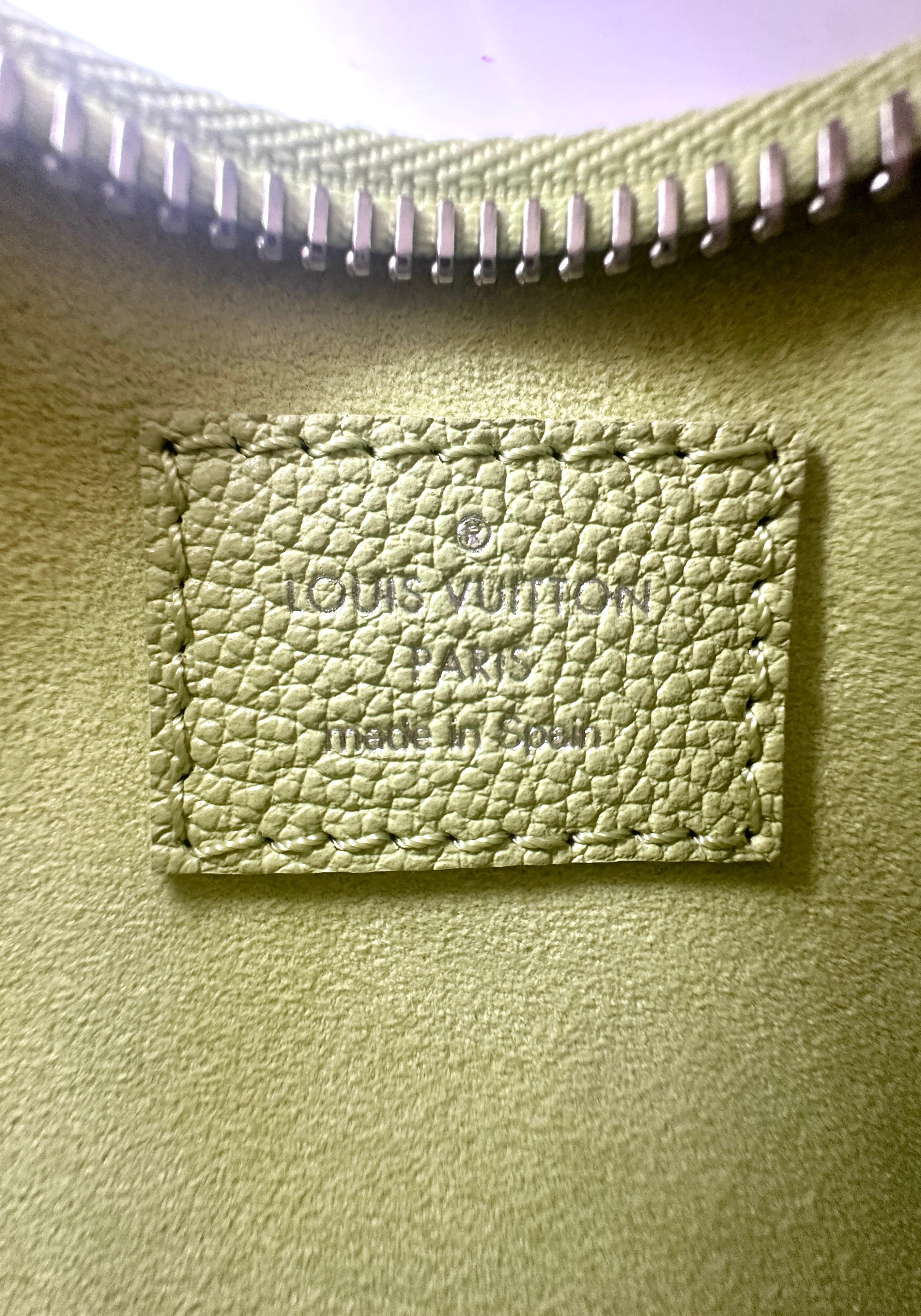 Louis Vuitton Mini Moon Vert Noto Monogram Empreinte Leather Handle Bag LV1827