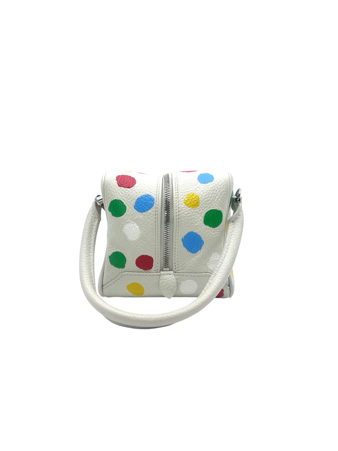 Louis Vuitton x Yayoi Kusama White Monogram Empreinte Square Shoulder Bag  LV1831