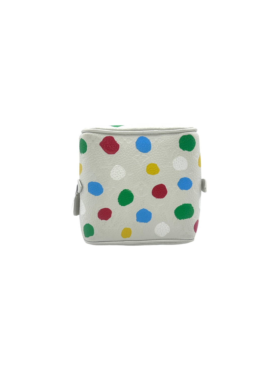 Louis Vuitton x Yayoi Kusama White Monogram Empreinte Square Shoulder Bag  LV1831