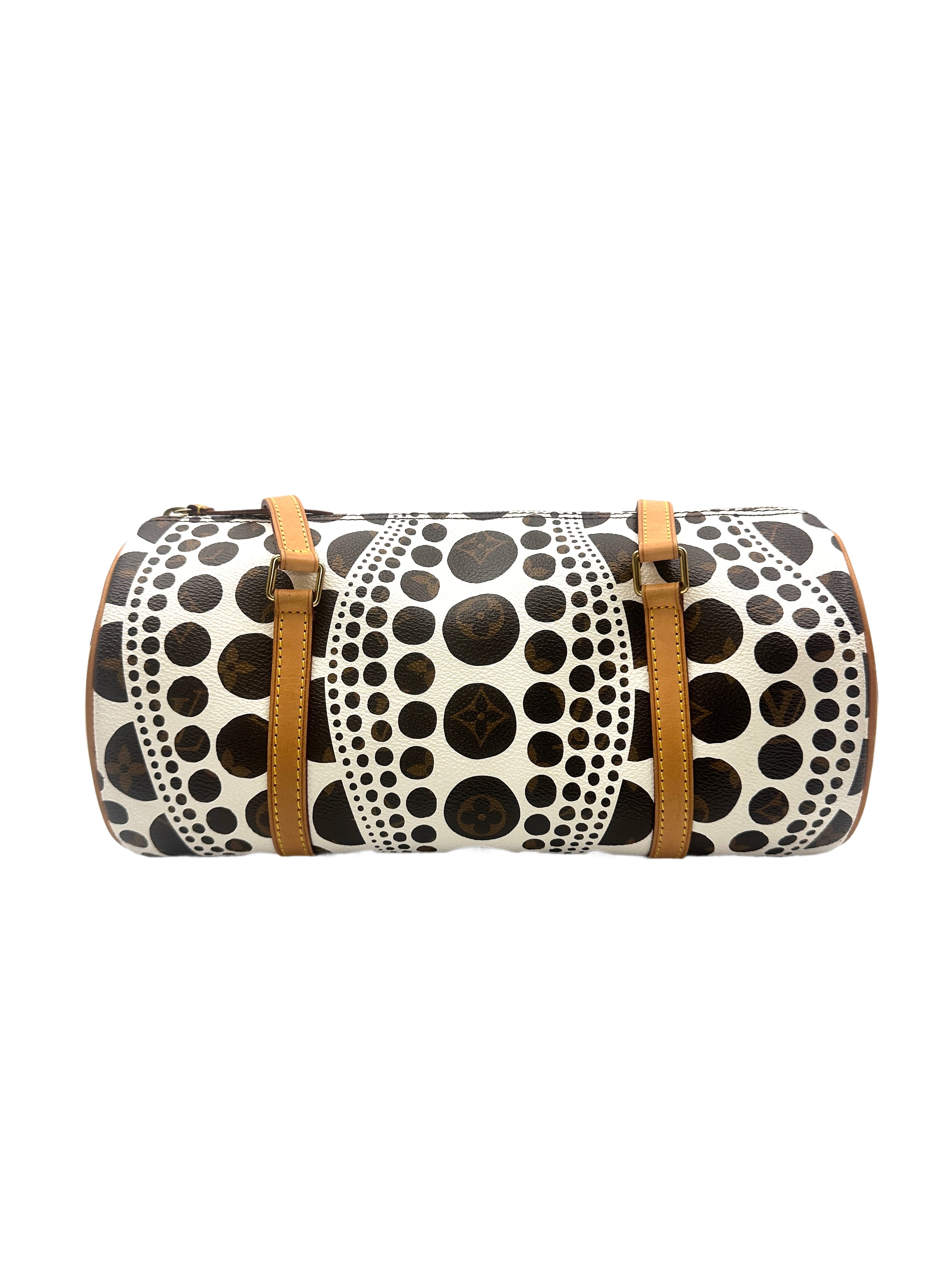 Louis Vuitton x Yayoi Kusama Monogram Pumpkin Dots Papillon 30 Handle Bag LV1830