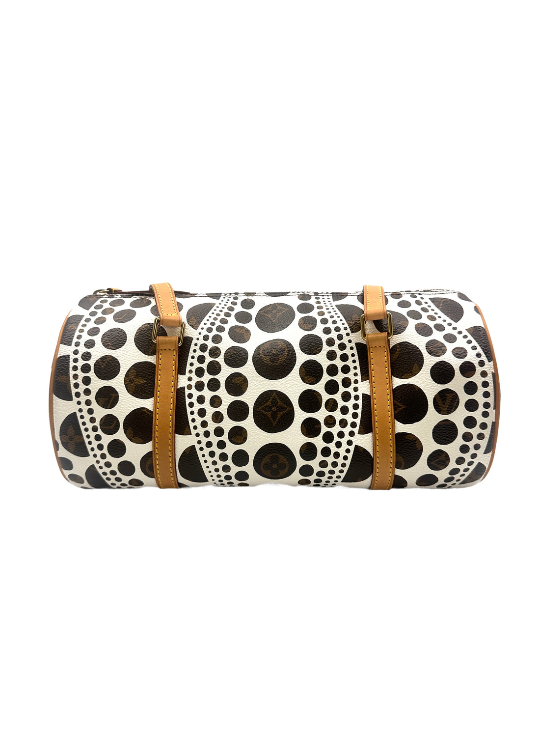 Louis Vuitton x Yayoi Kusama Monogram Pumpkin Dots Papillon 30 Handle Bag LV1830