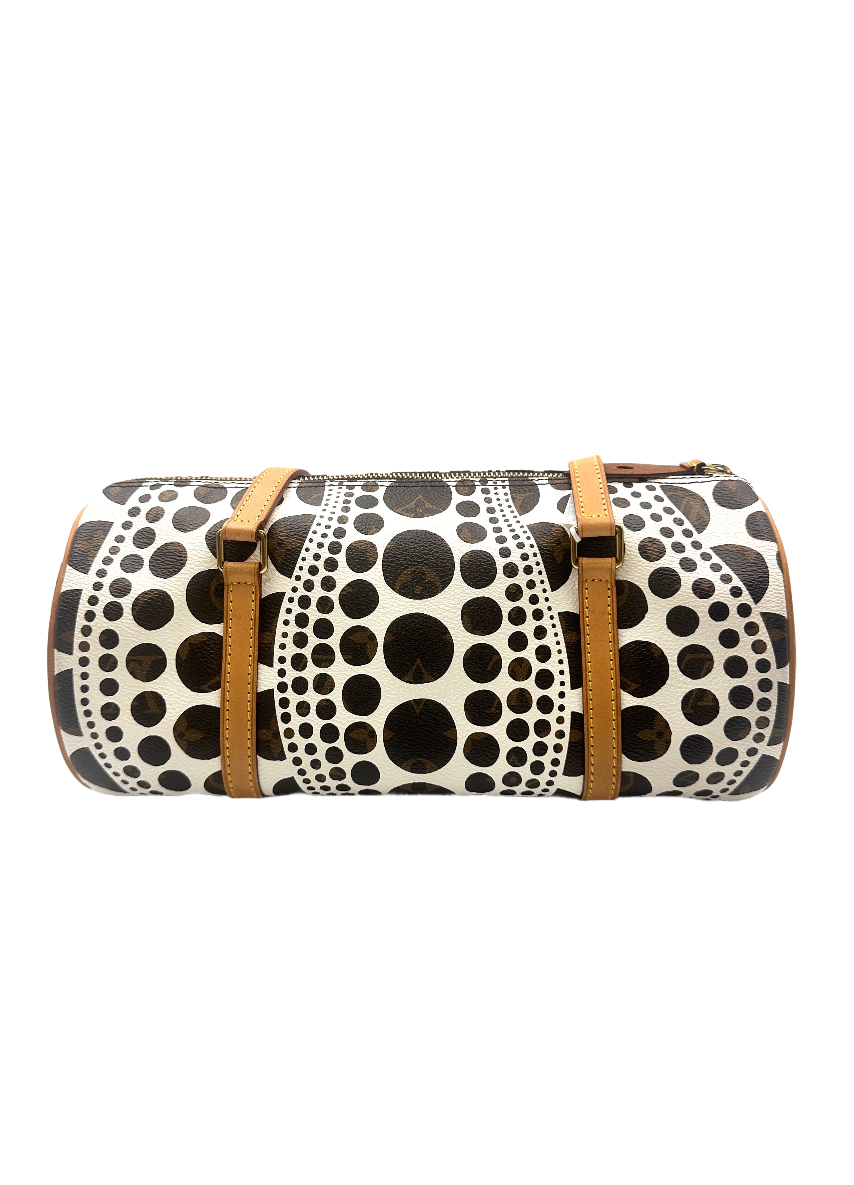 Louis Vuitton x Yayoi Kusama Monogram Pumpkin Dots Papillon 30 Handle Bag LV1830