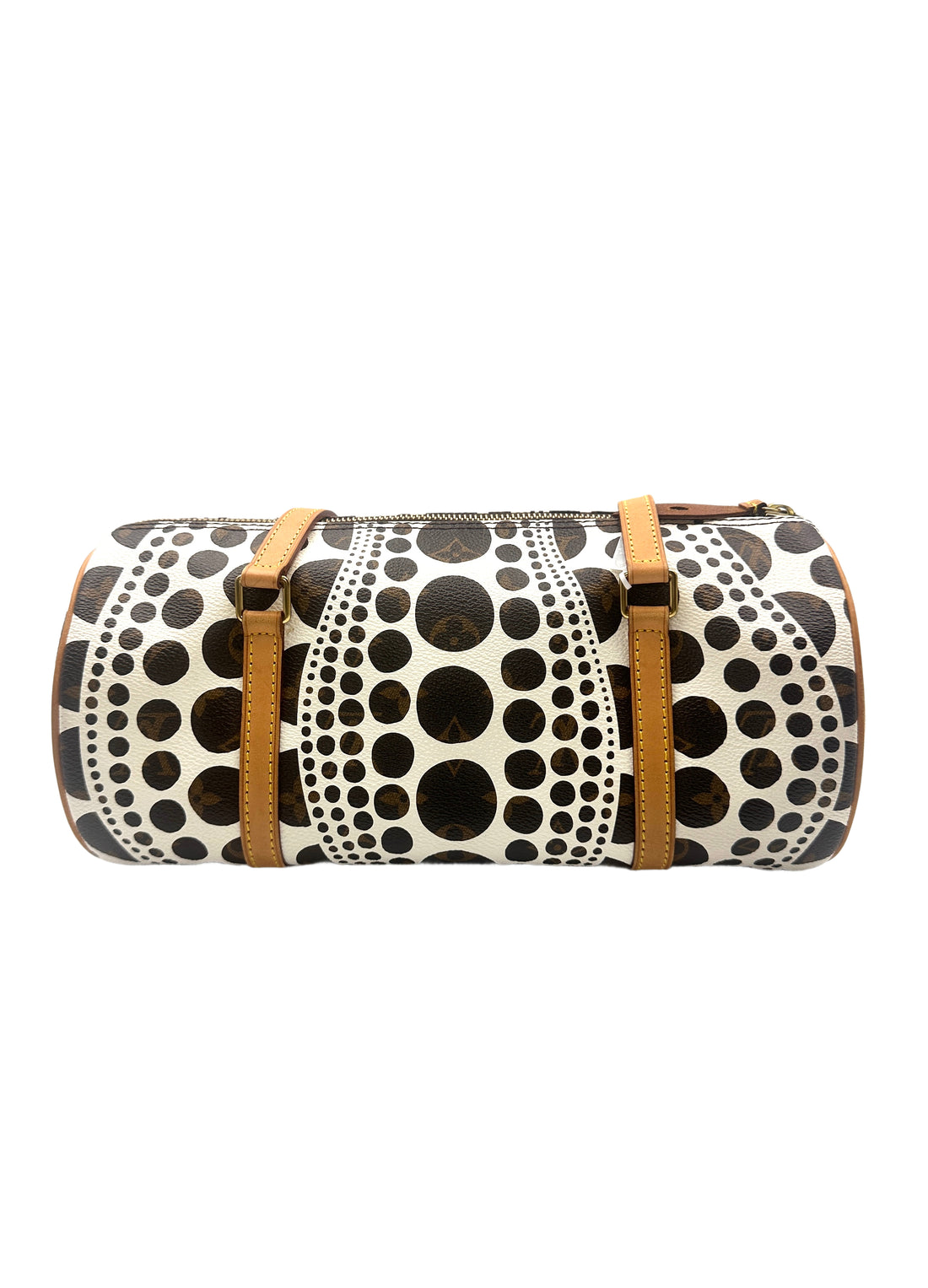 Louis Vuitton x Yayoi Kusama Monogram Pumpkin Dots Papillon 30 Handle Bag LV1830