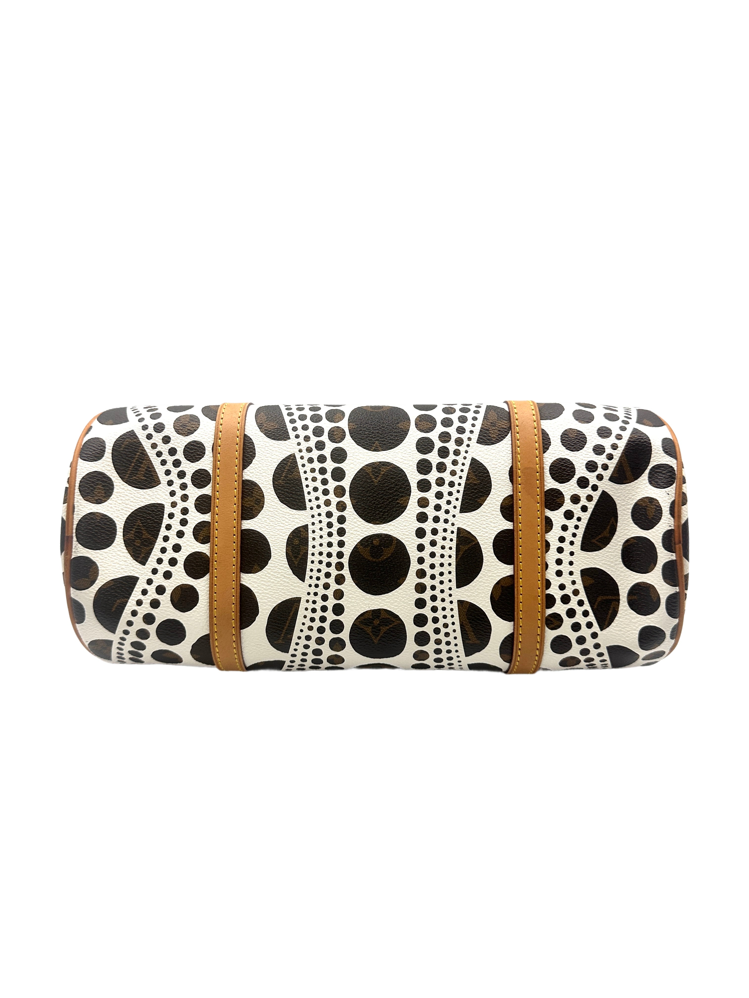 Louis Vuitton x Yayoi Kusama Monogram Pumpkin Dots Papillon 30 Handle Bag LV1830