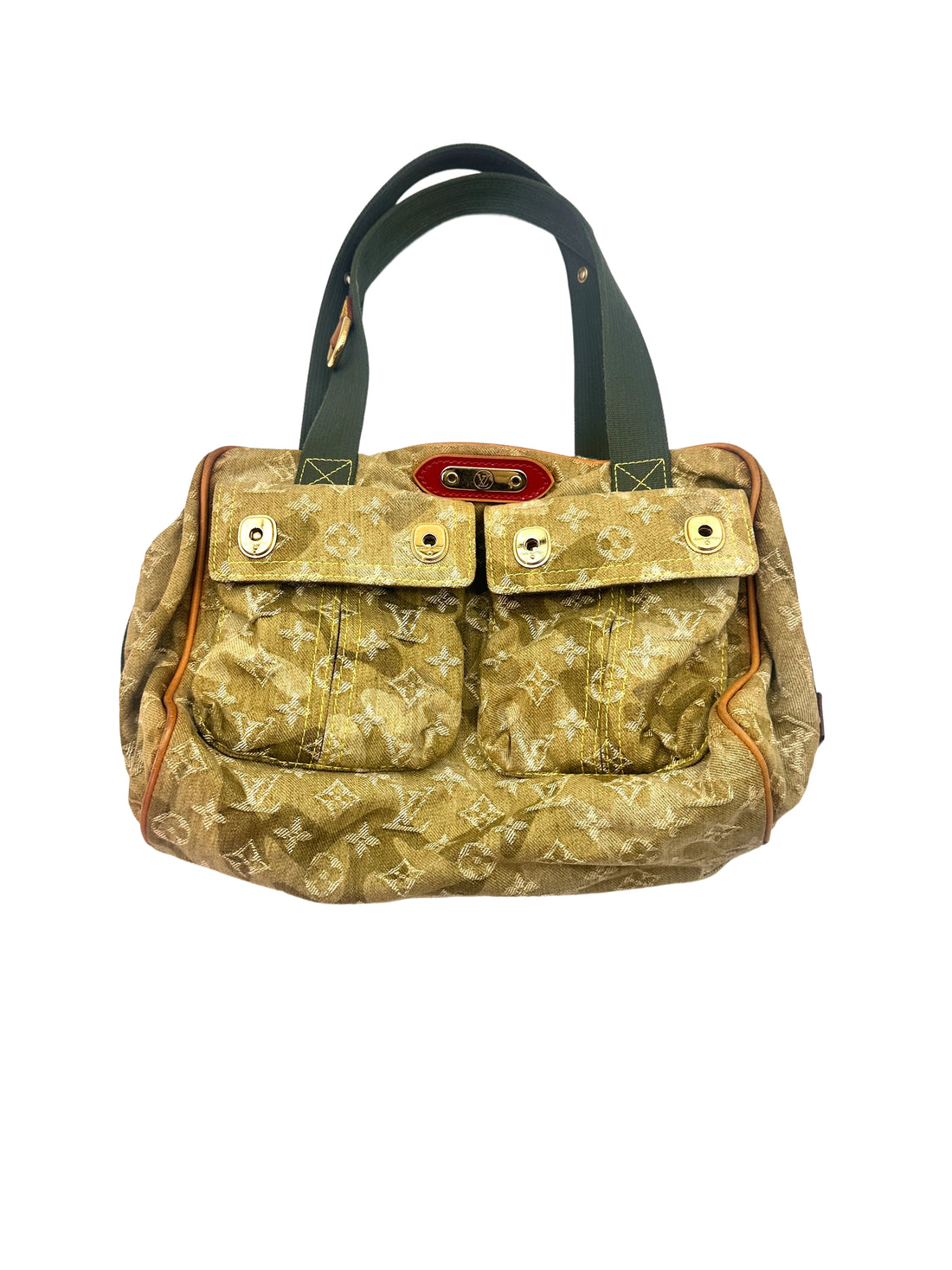 Louis Vuitton x Takashi Murakami Monogramouflage Denim Jasmine Handle Bag LV1828