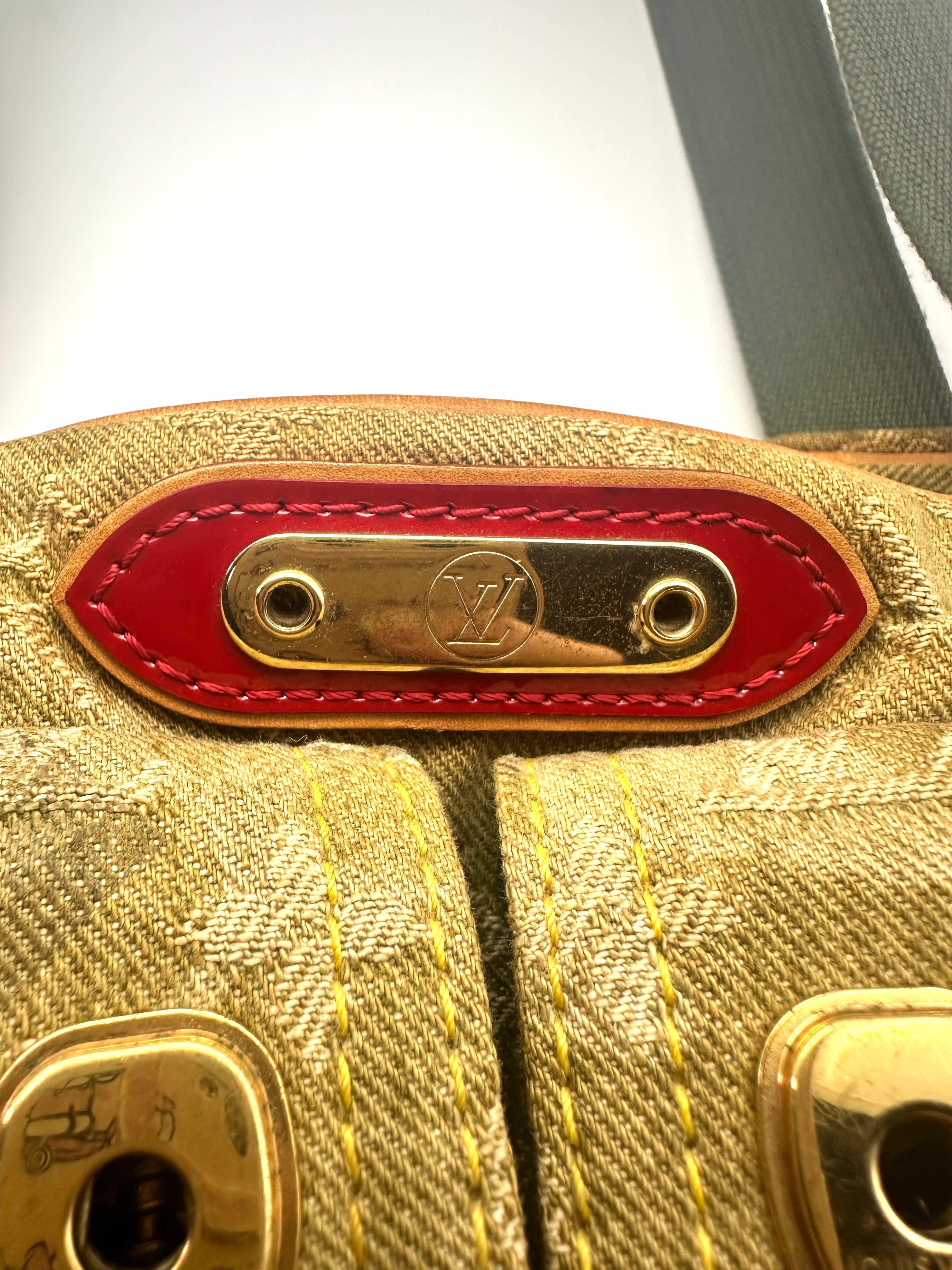 Louis Vuitton x Takashi Murakami Monogramouflage Denim Jasmine Handle Bag LV1828