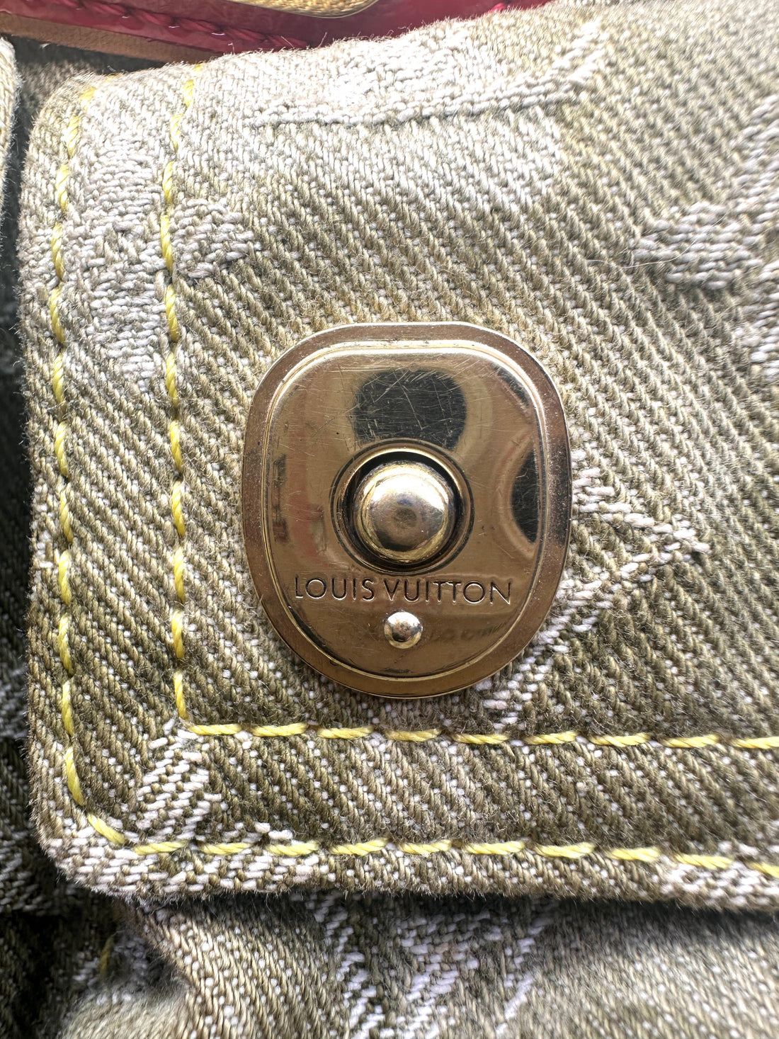 Louis Vuitton x Takashi Murakami Monogramouflage Denim Jasmine Handle Bag LV1828