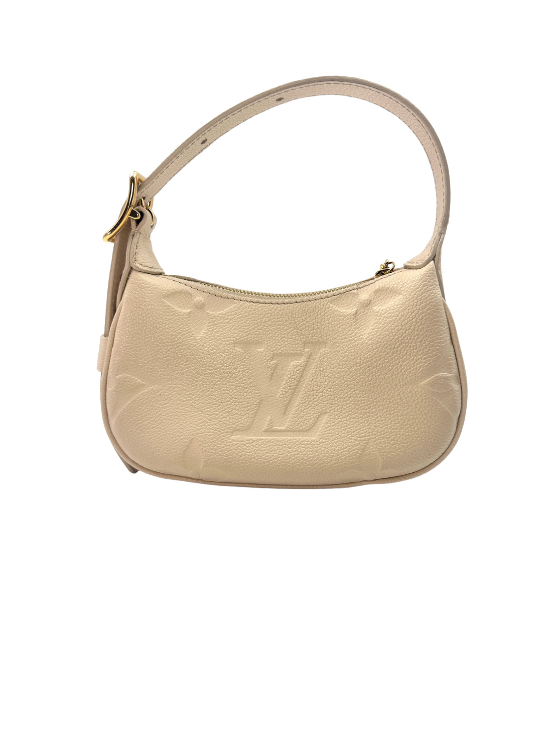 Louis Vuitton Mini Moon White Monogram Empreinte Leather Handle Bag LV1836