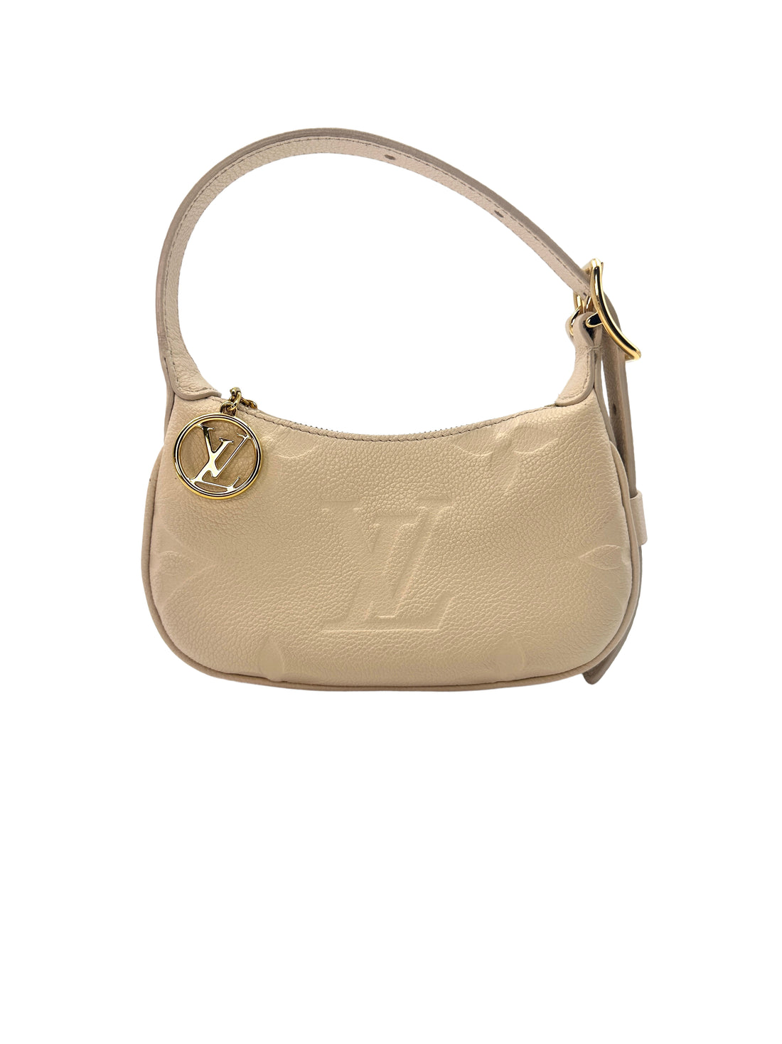 Louis Vuitton Mini Moon White Monogram Empreinte Leather Handle Bag LV1836