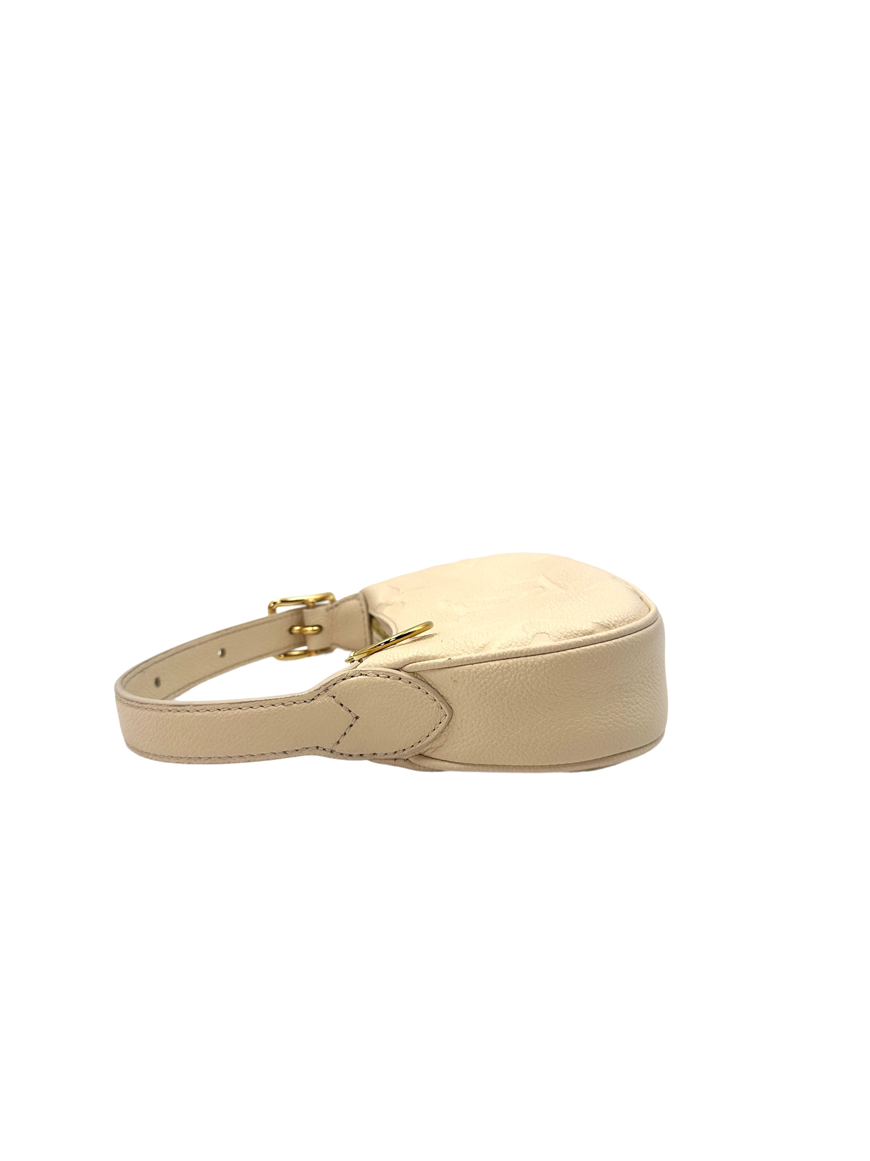 Louis Vuitton Mini Moon White Monogram Empreinte Leather Handle Bag LV1836
