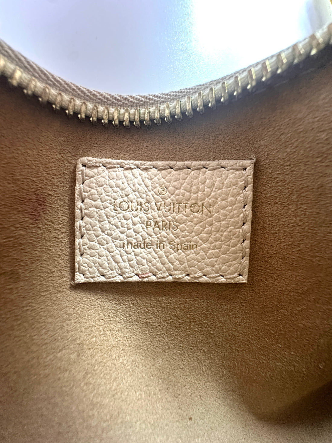 Louis Vuitton Mini Moon White Monogram Empreinte Leather Handle Bag LV1836