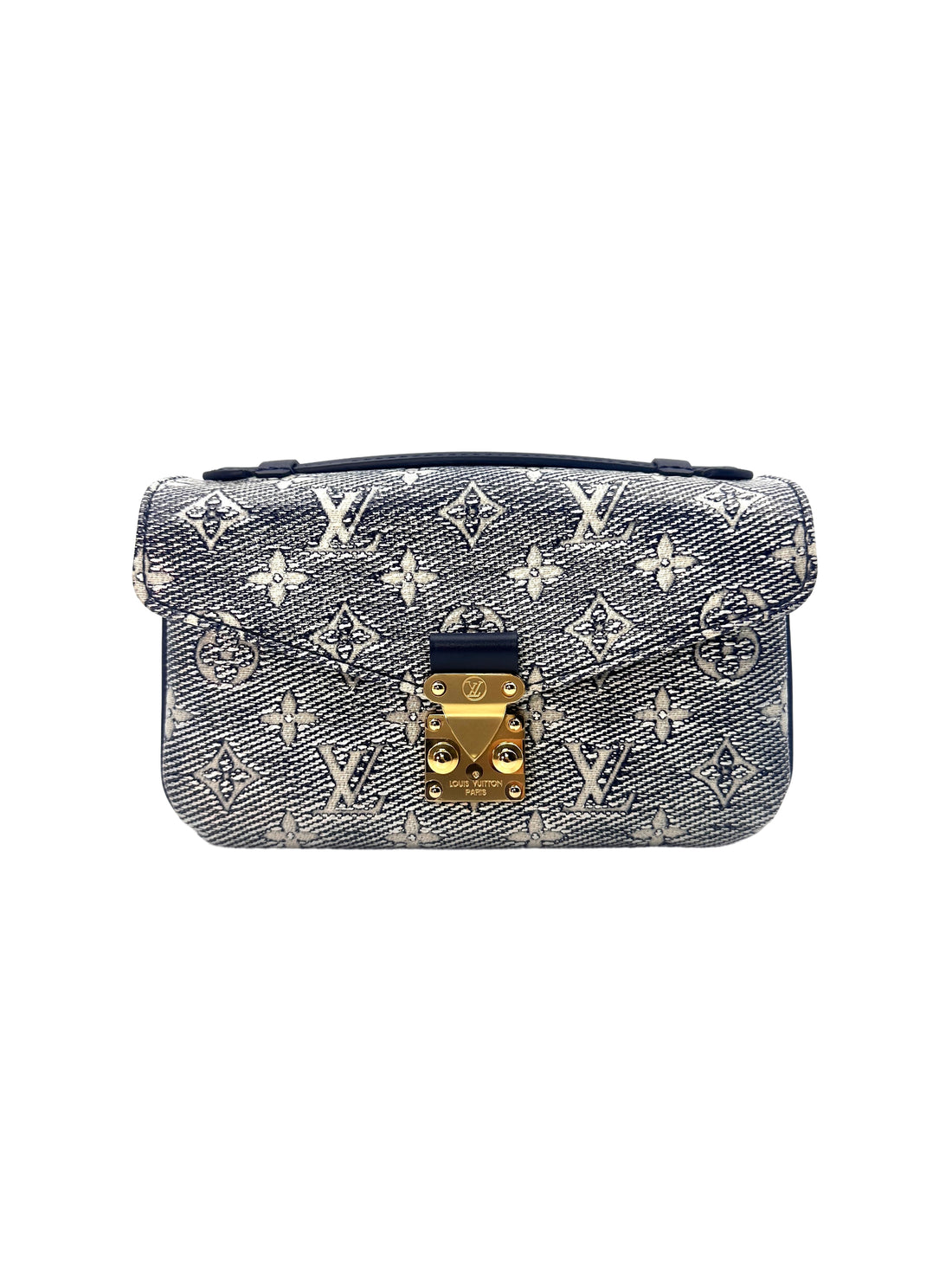 Louis Vuitton Eastwest Blue Monogram Pochette Bag LV1835