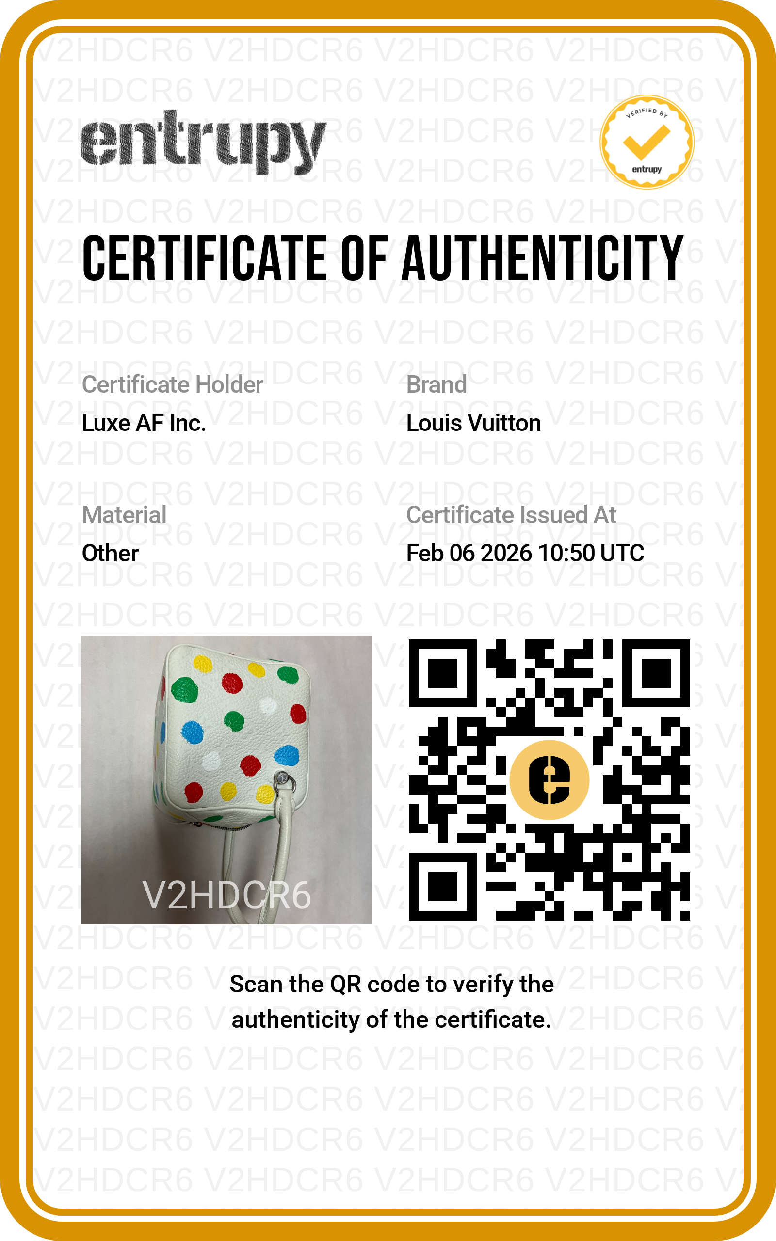 Louis Vuitton x Yayoi Kusama White Monogram Empreinte Square Shoulder Bag  LV1831