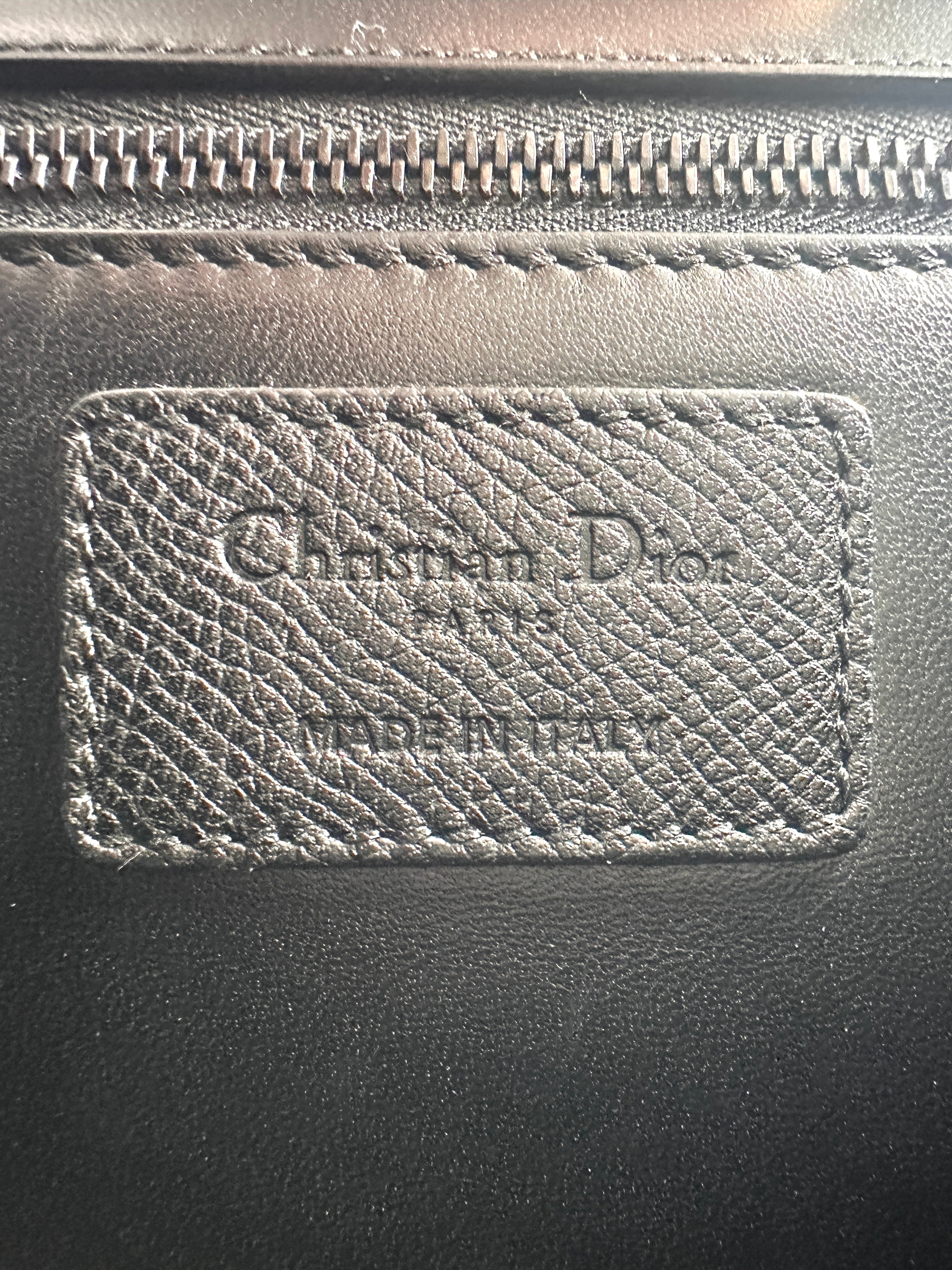 Christian Dior 30 Montaigne Black Calfskin Flap Bag DR463