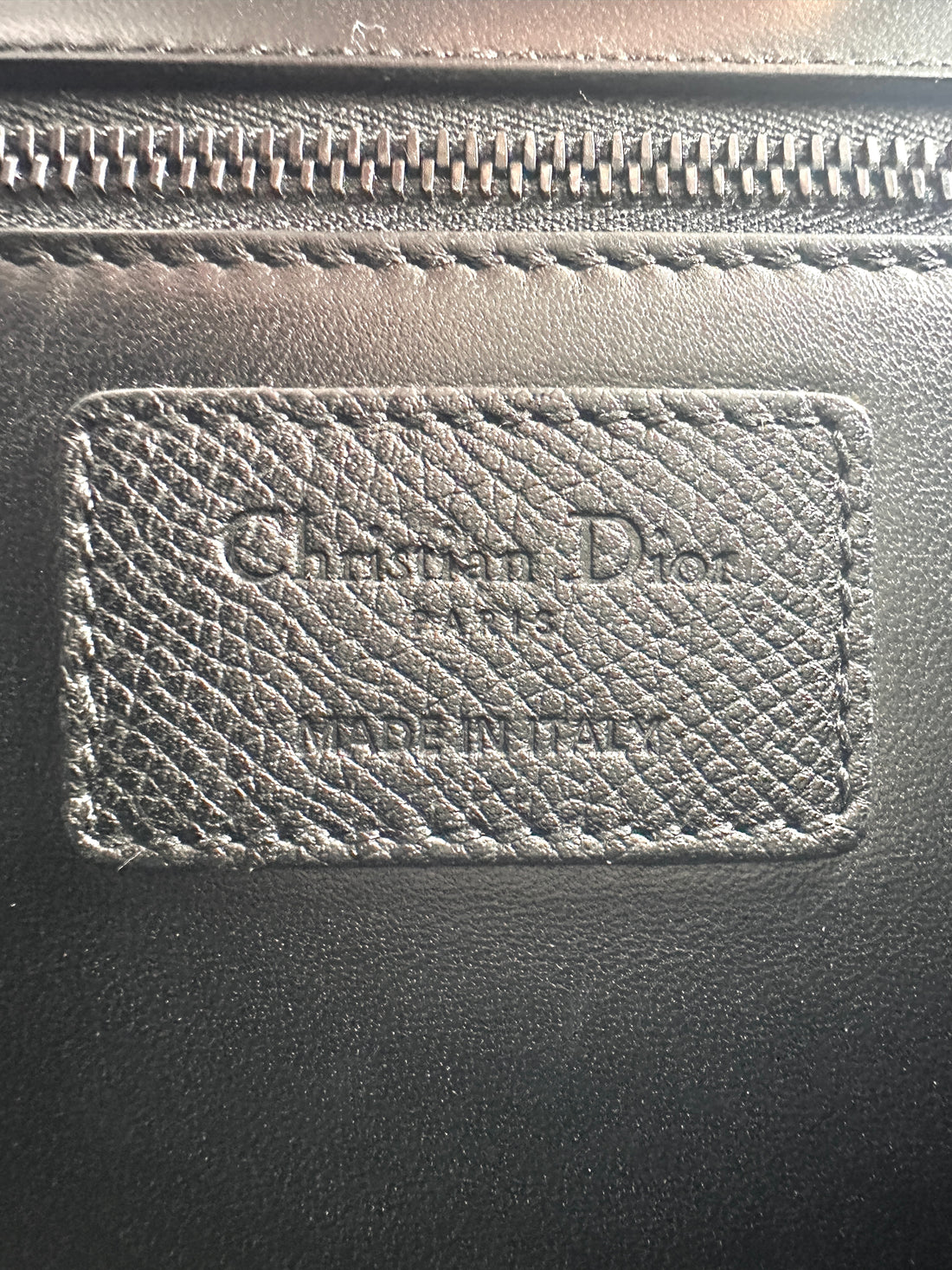 Christian Dior 30 Montaigne Black Calfskin Flap Bag DR463