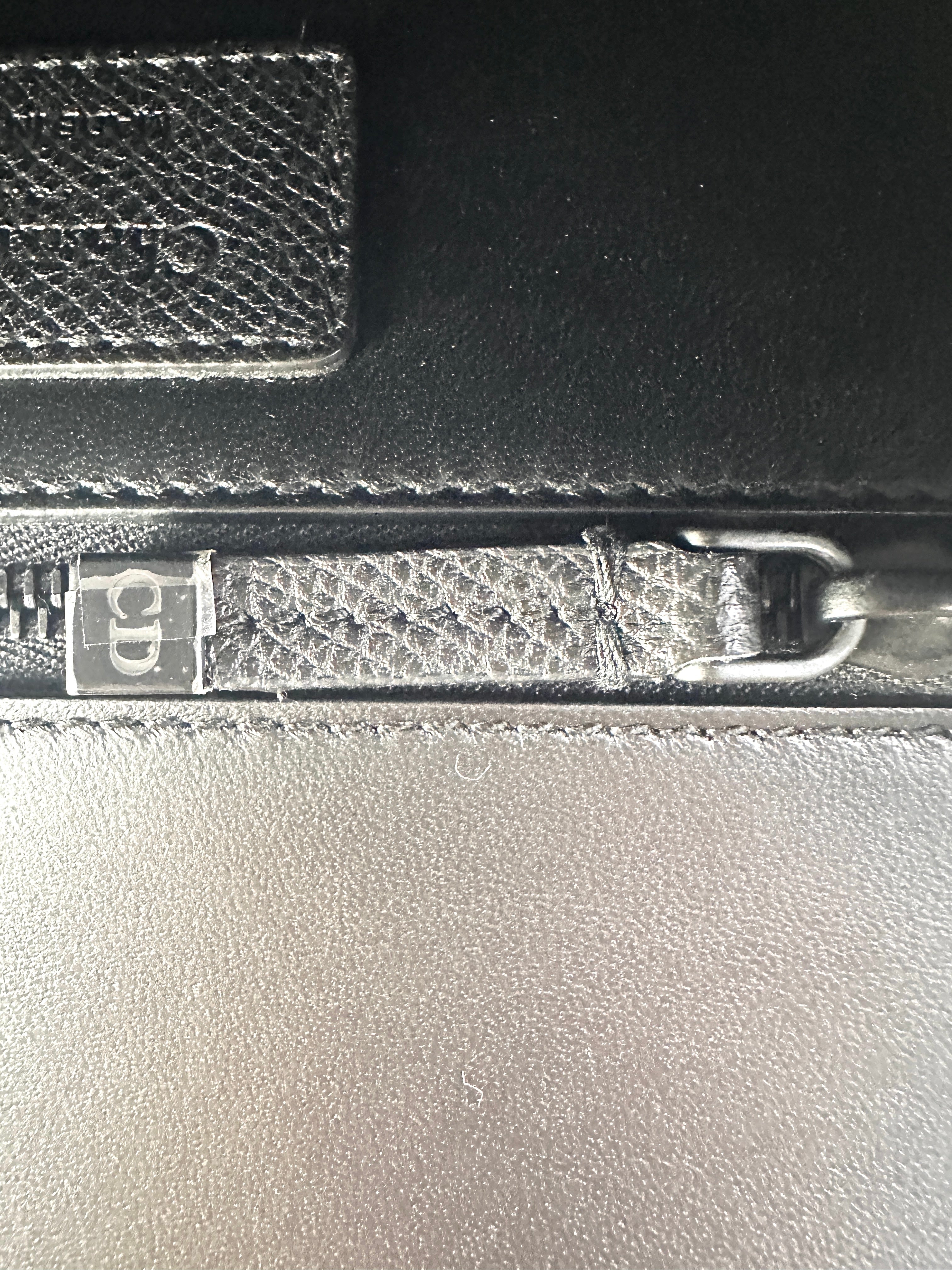 Christian Dior 30 Montaigne Black Calfskin Flap Bag DR463
