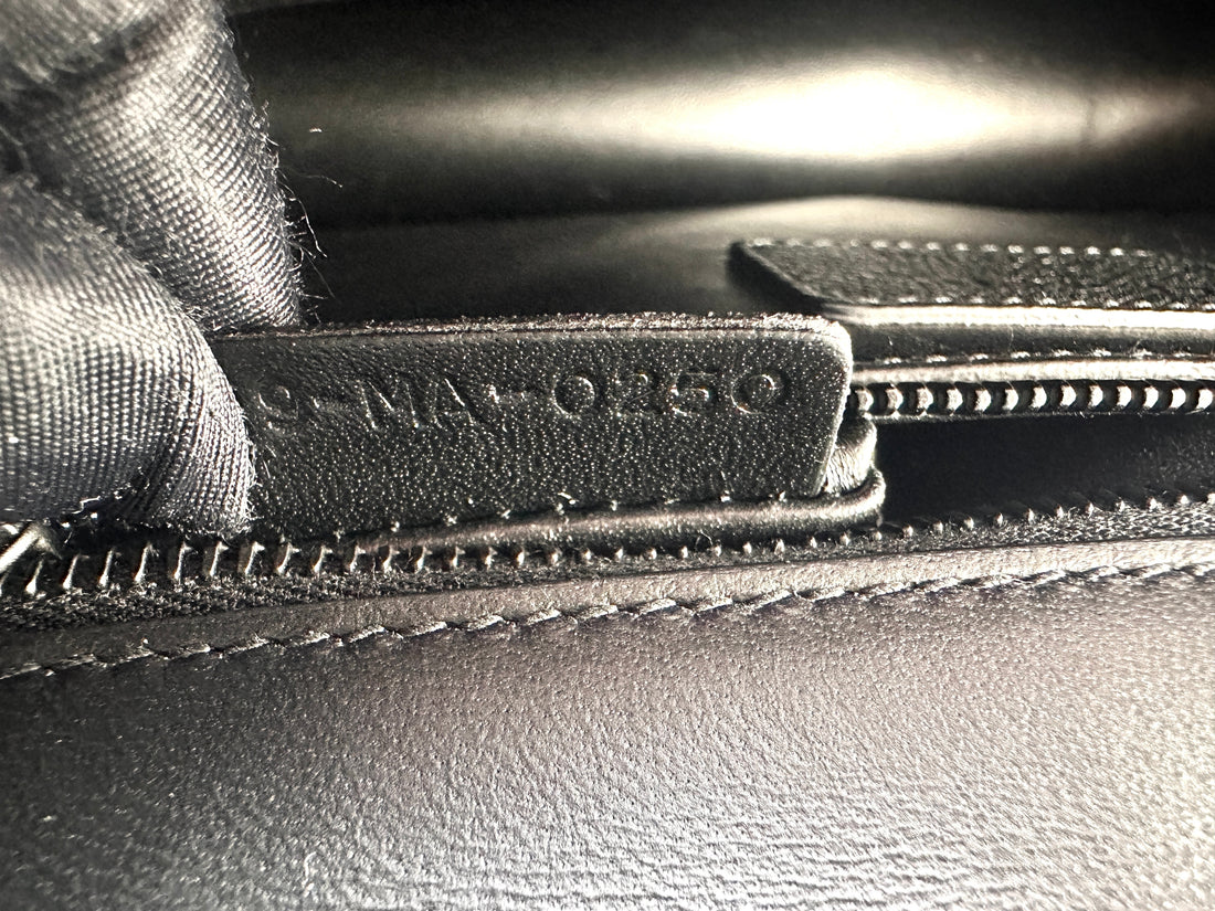 Christian Dior 30 Montaigne Black Calfskin Flap Bag DR463