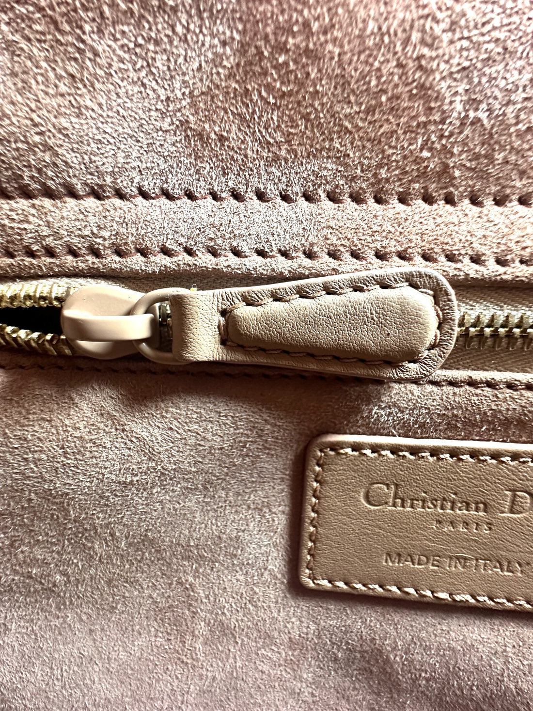 Christian Dior Lady Dior Pink Ultramatte Cannage Leather Handle Bag With Pink Charms DR466