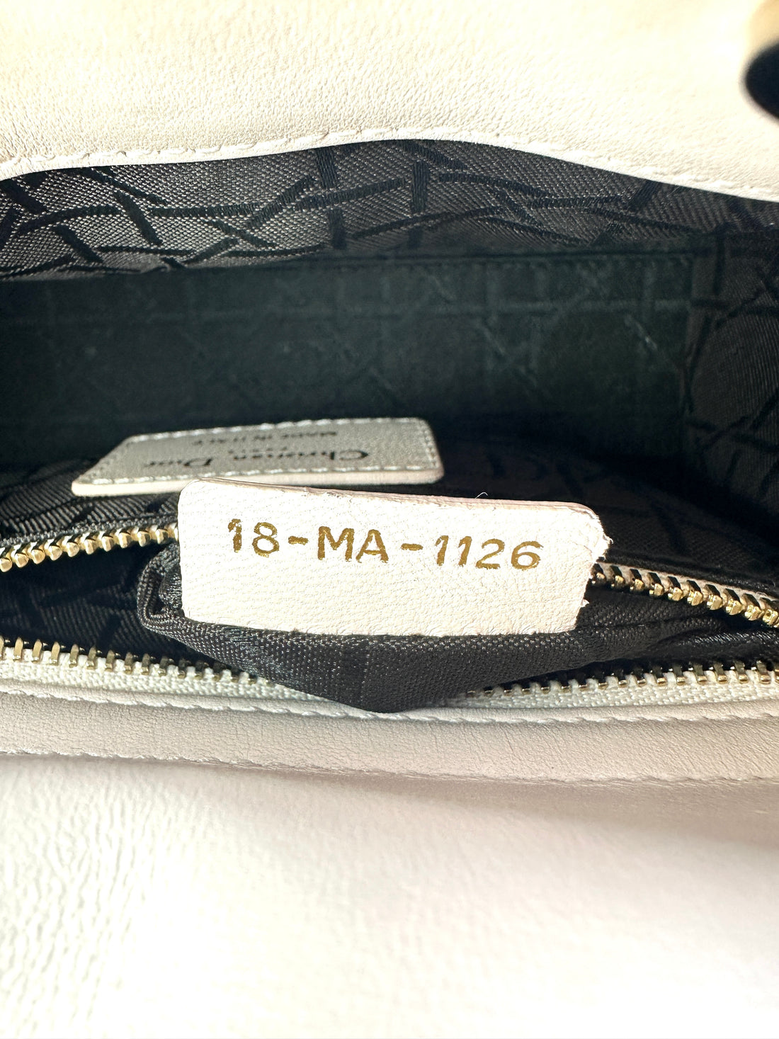 Christian Dior Lady Dior Pink Cannage Leather Handle Bag With Gold Charms DR467