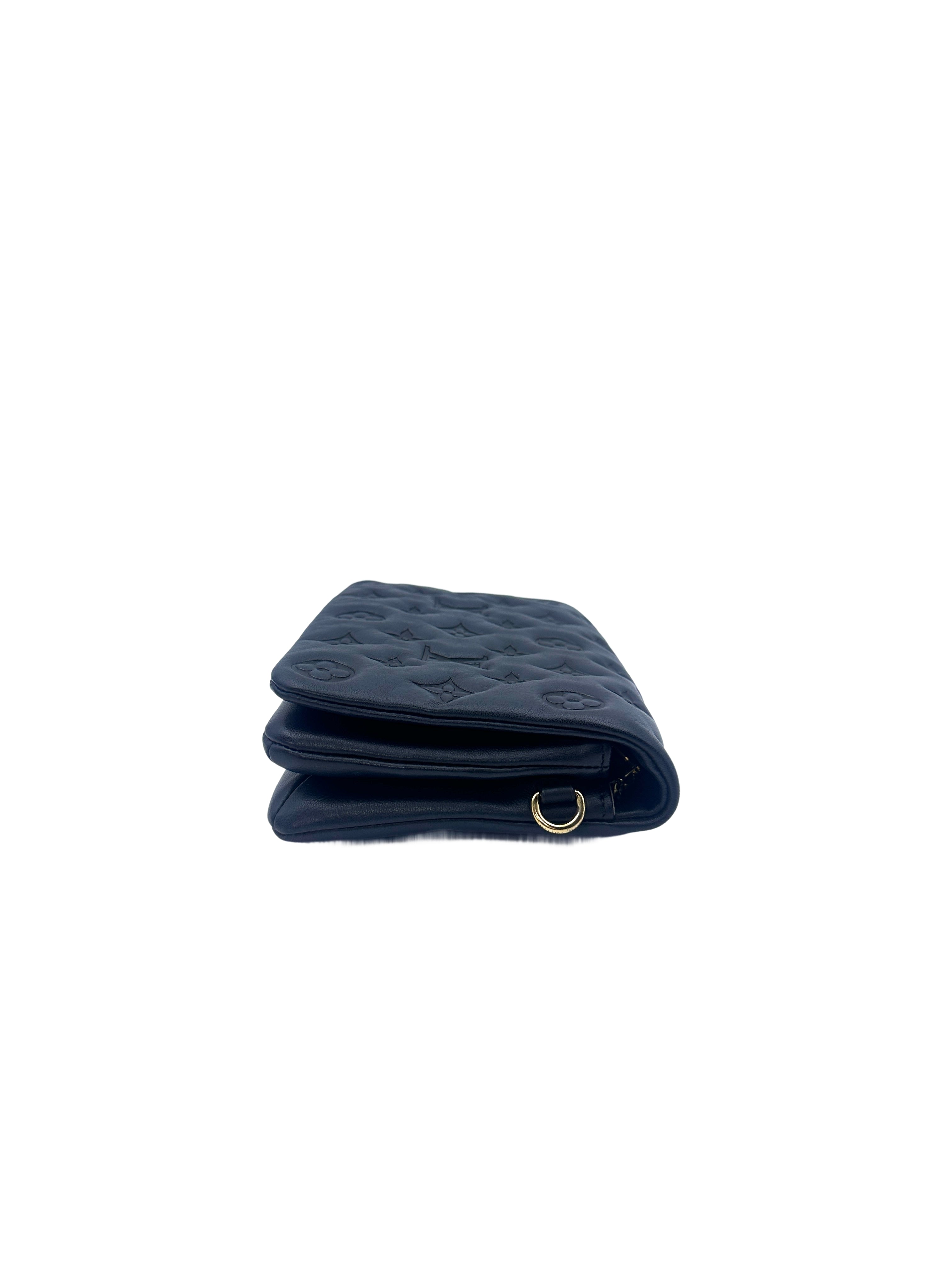 Louis Vuitton Coussin Black Monogram Leather Crossbody Bag CC1358