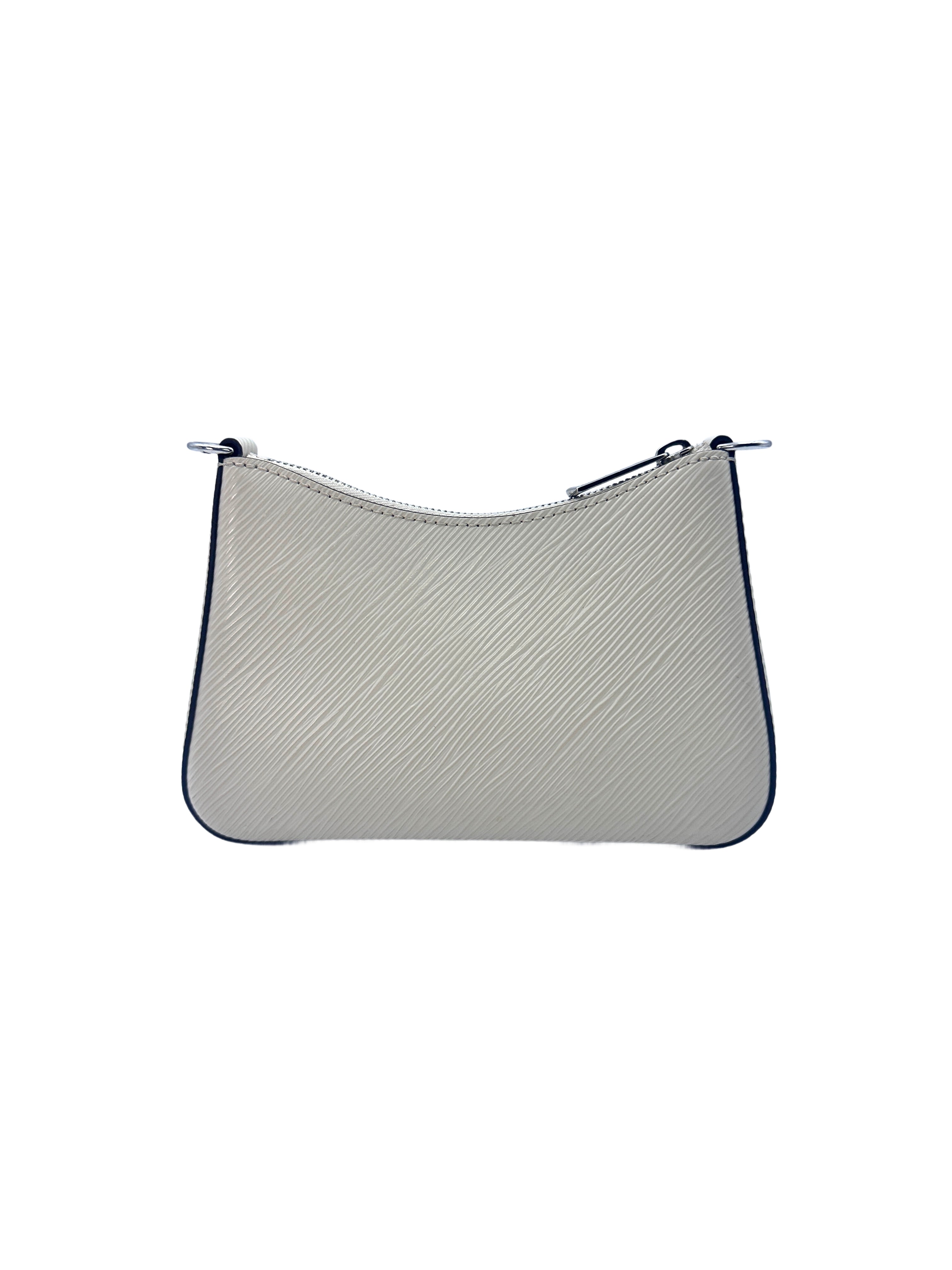 Louis Vuitton Marelle White Epi Leather Shoulder Bag With Pouch LV1841