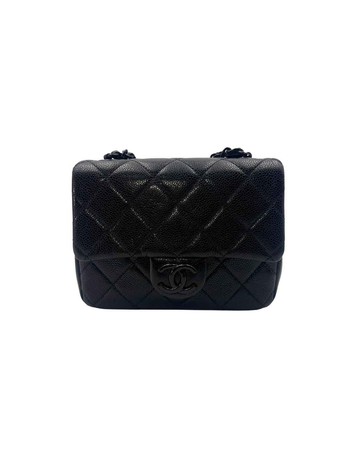 Chanel Incognito So Black Quilted Calfskin Chain Flap Bag(29***41) G043