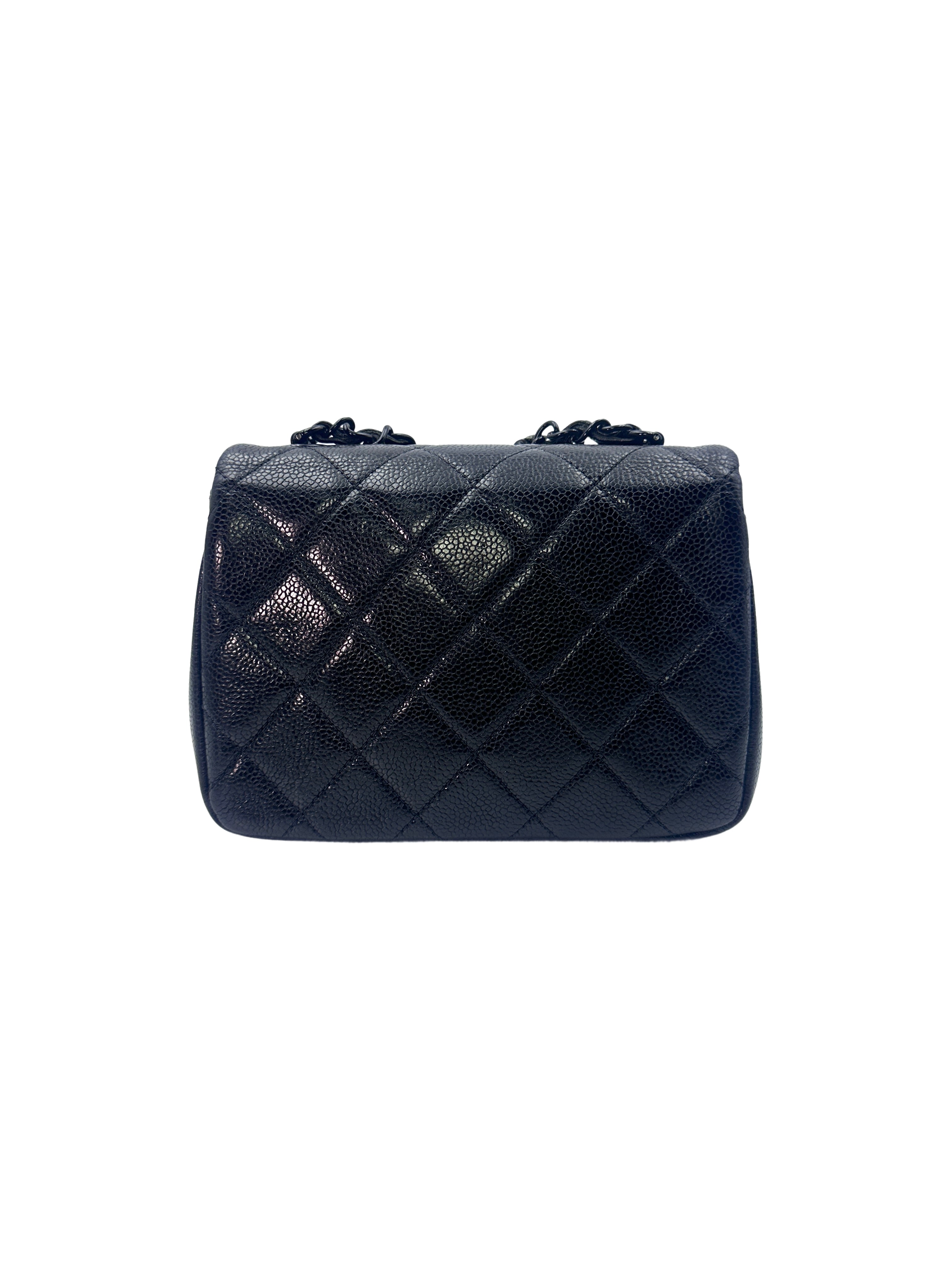 Chanel Incognito So Black Quilted Calfskin Chain Flap Bag(29***41) G043