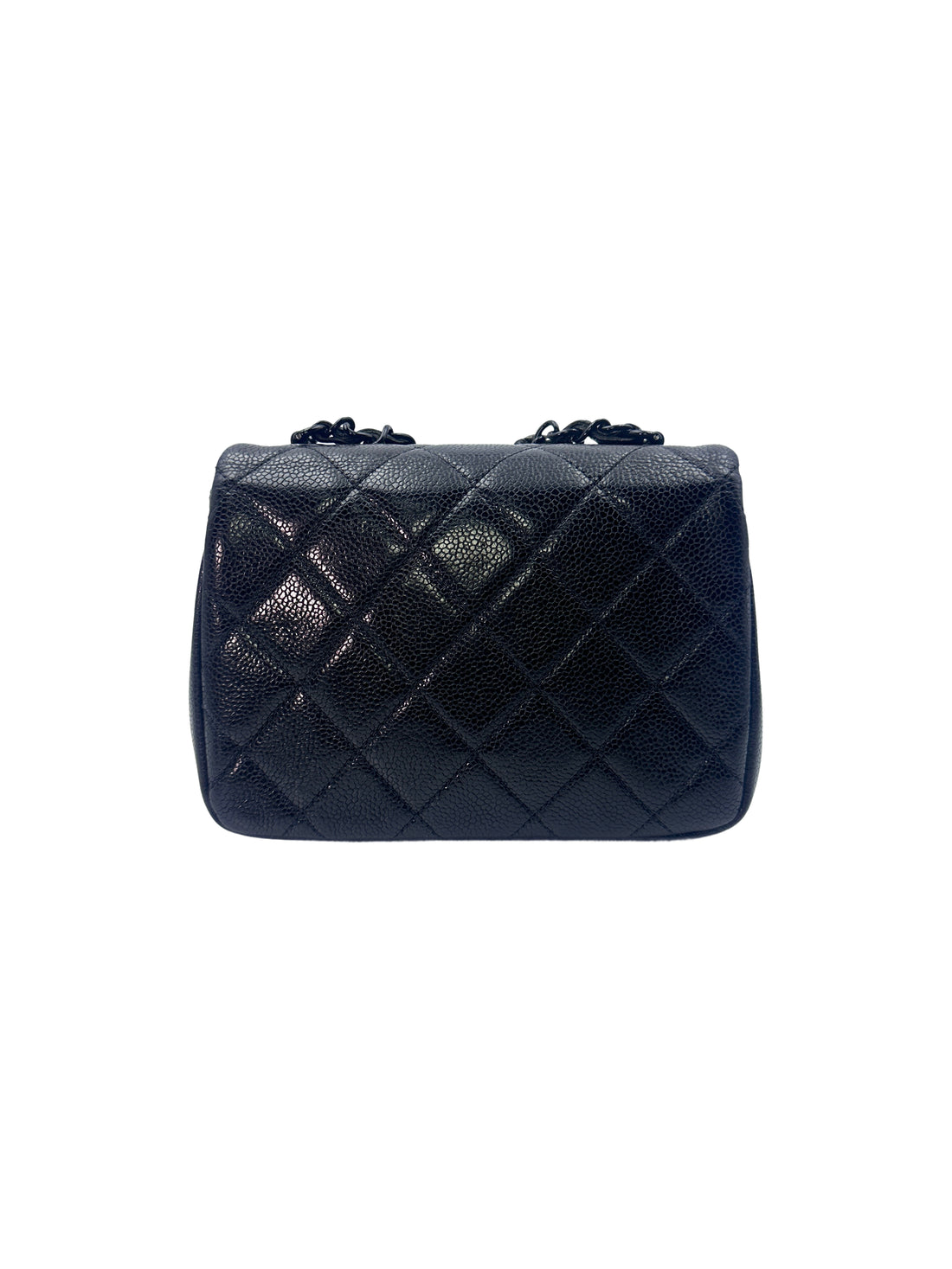 Chanel Incognito So Black Quilted Calfskin Chain Flap Bag(29***41) G043