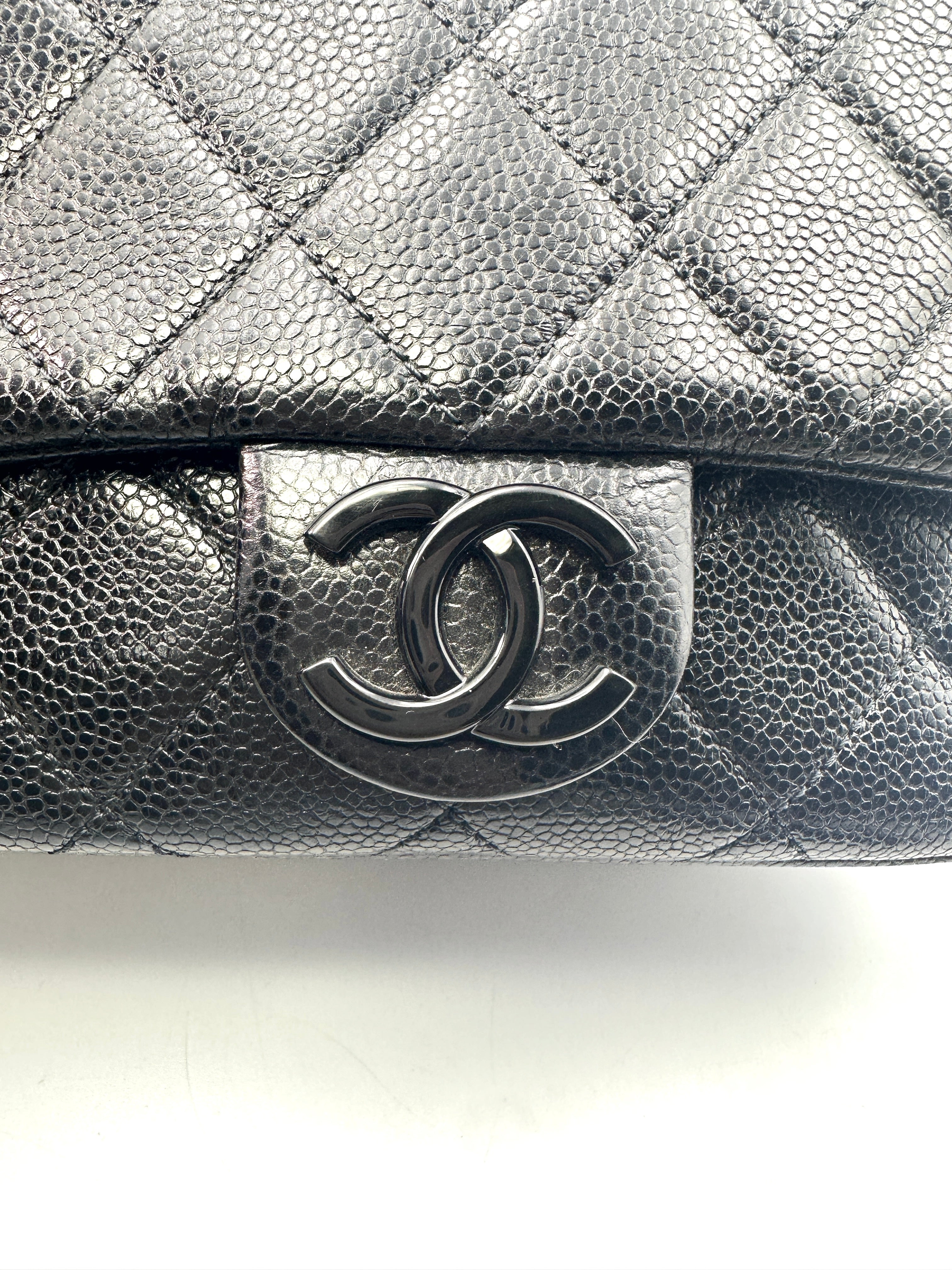 Chanel Incognito So Black Quilted Calfskin Chain Flap Bag(29***41) G043