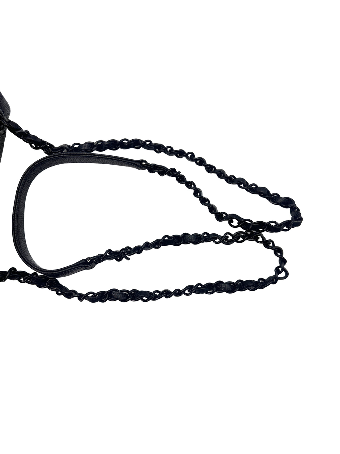 Chanel Incognito So Black Quilted Calfskin Chain Flap Bag(29***41) G043