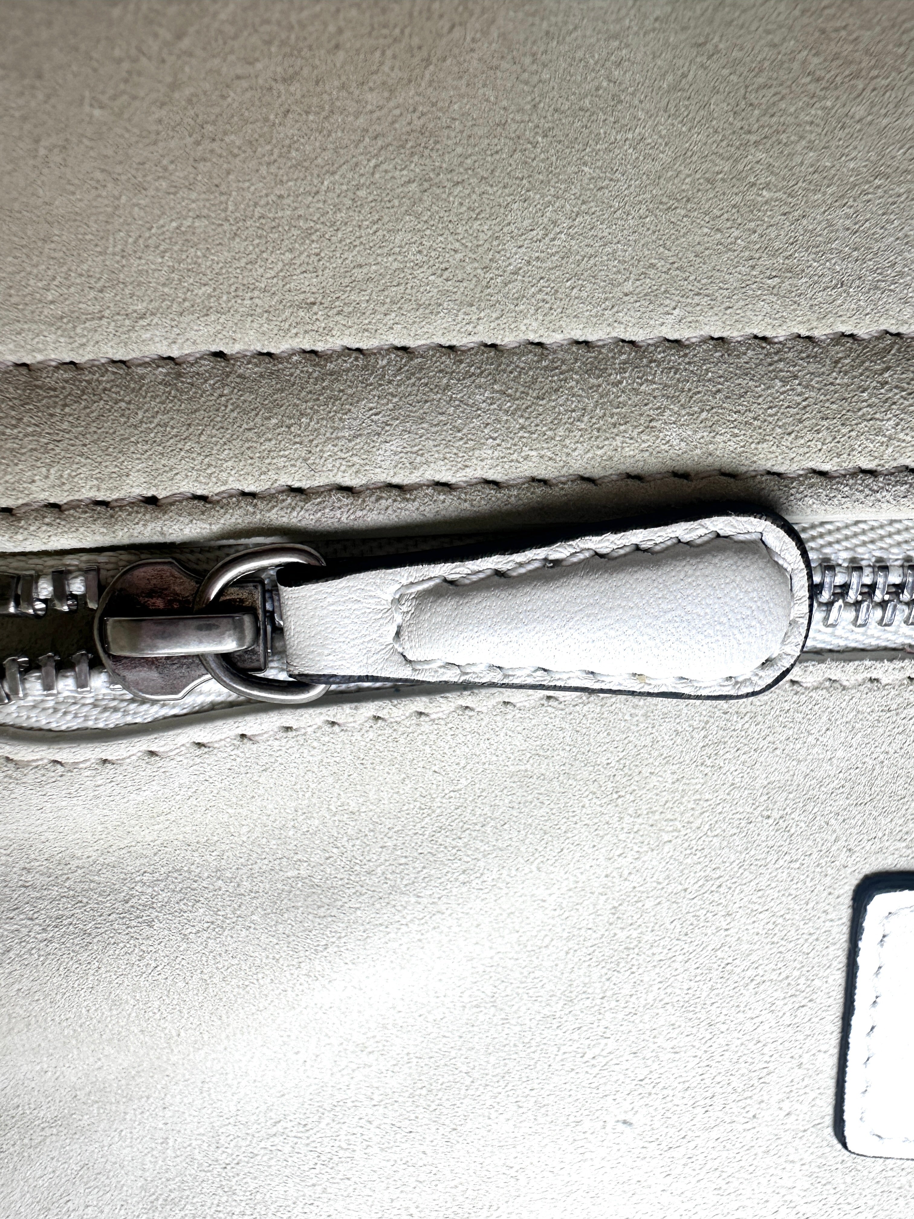Christian Dior Lady Dior Embroidered And Beaded Lambskin Handle Bag With Silver Charms G050