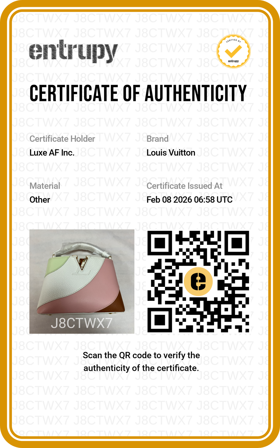 Louis Vuitton Capucines Mini Gelato Multicolor Taurillon Calfskin Handle Bag G044