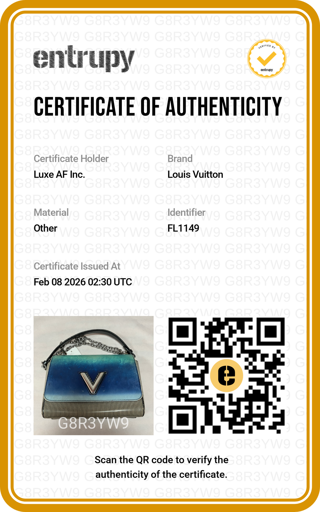 Louis Vuitton Twist Gradient Blue Epi Striped Leather Shoulder Bag LV1862