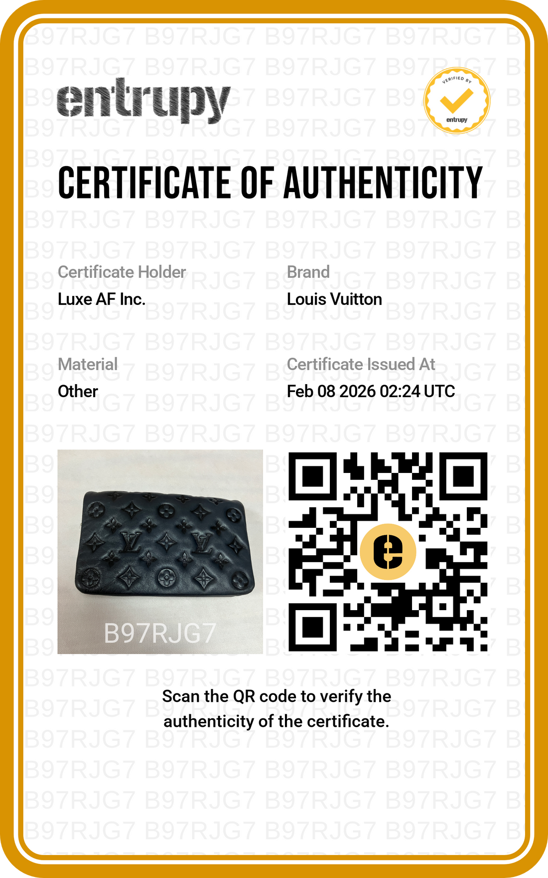 Louis Vuitton Coussin Black Monogram Leather Crossbody Bag CC1358