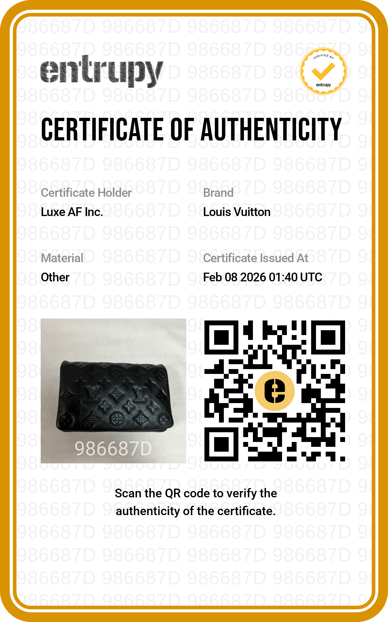 Louis Vuitton Coussin Black Monogram Leather Crossbody Bag LV1847