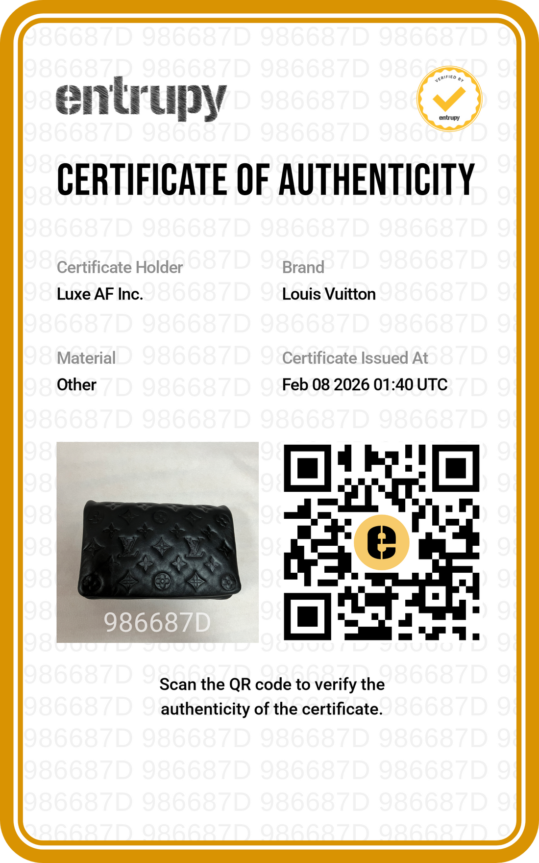 Louis Vuitton Coussin Black Monogram Leather Crossbody Bag LV1847