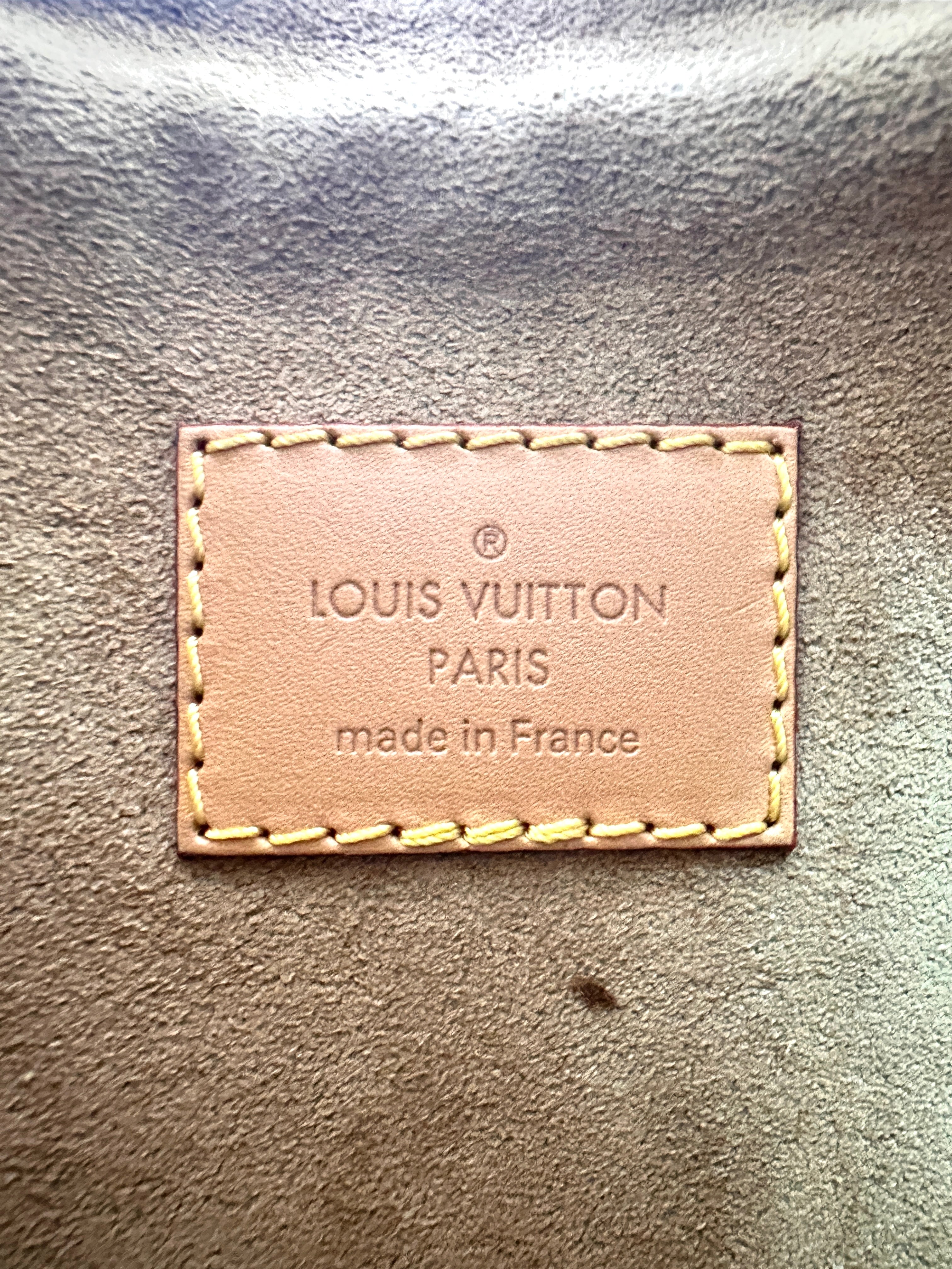Louis Vuitton Loop Brown Monogram Leather Chain Shoulder Bag LV1859
