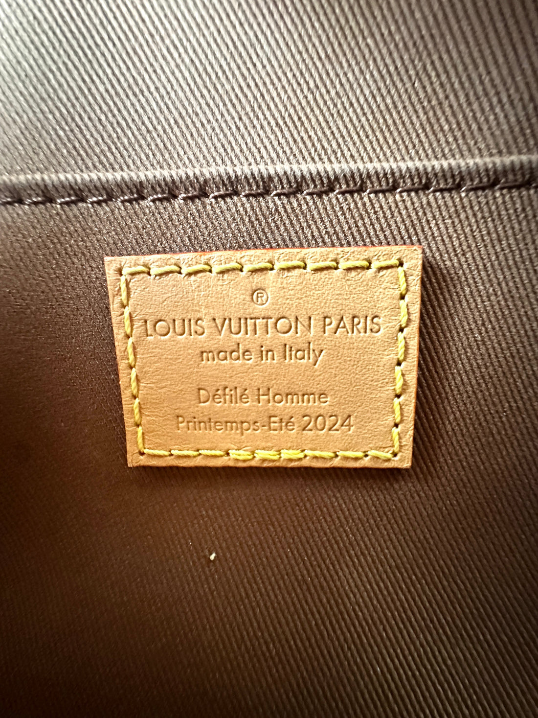 Louis Vuitton Speedy 18 Bandouliere Brown/Red Damier Ebene Leather Handle Bag LV1860