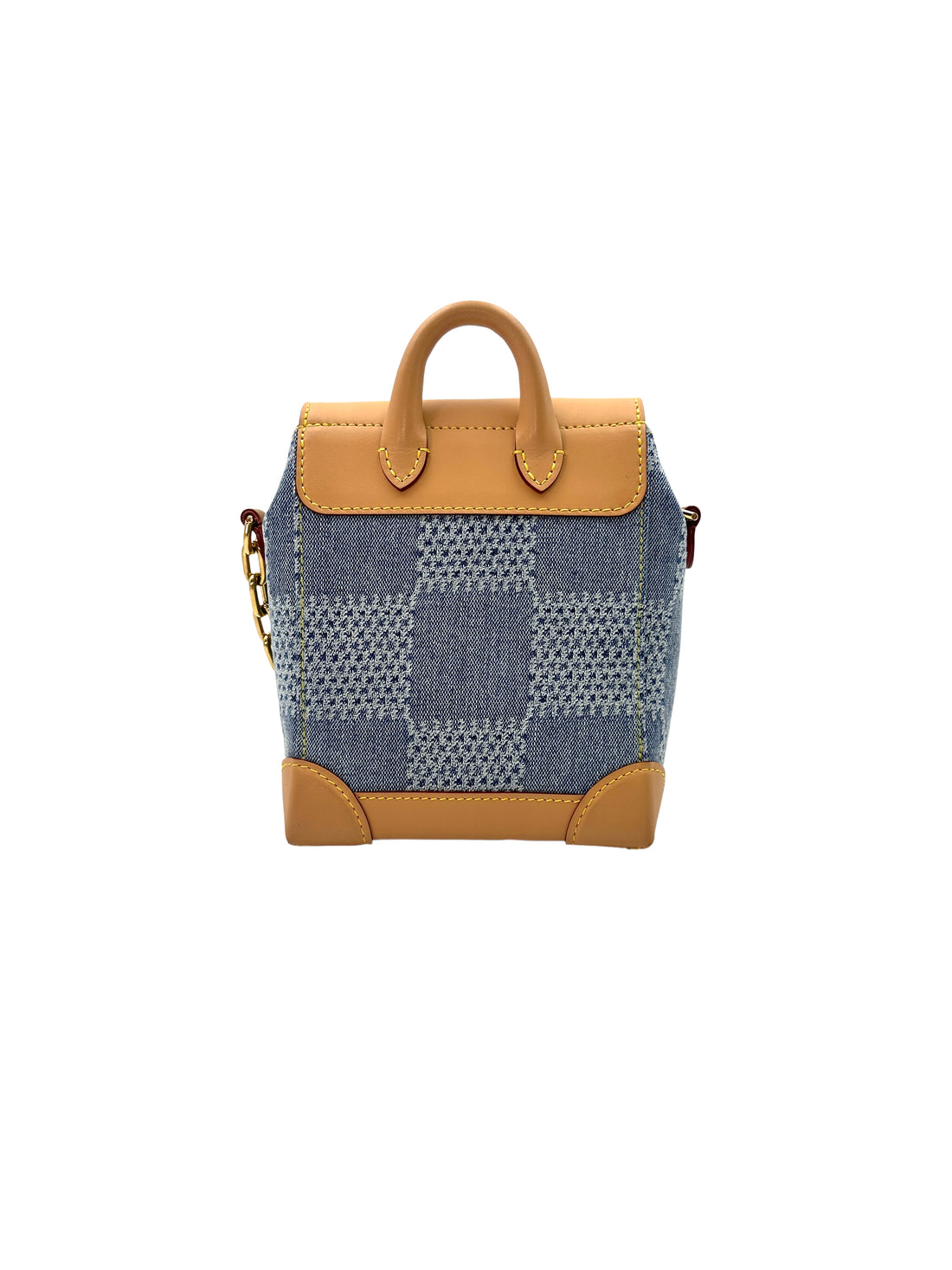Louis Vuitton Nano Steamer 3D Blue Damier Denim Backpack G058